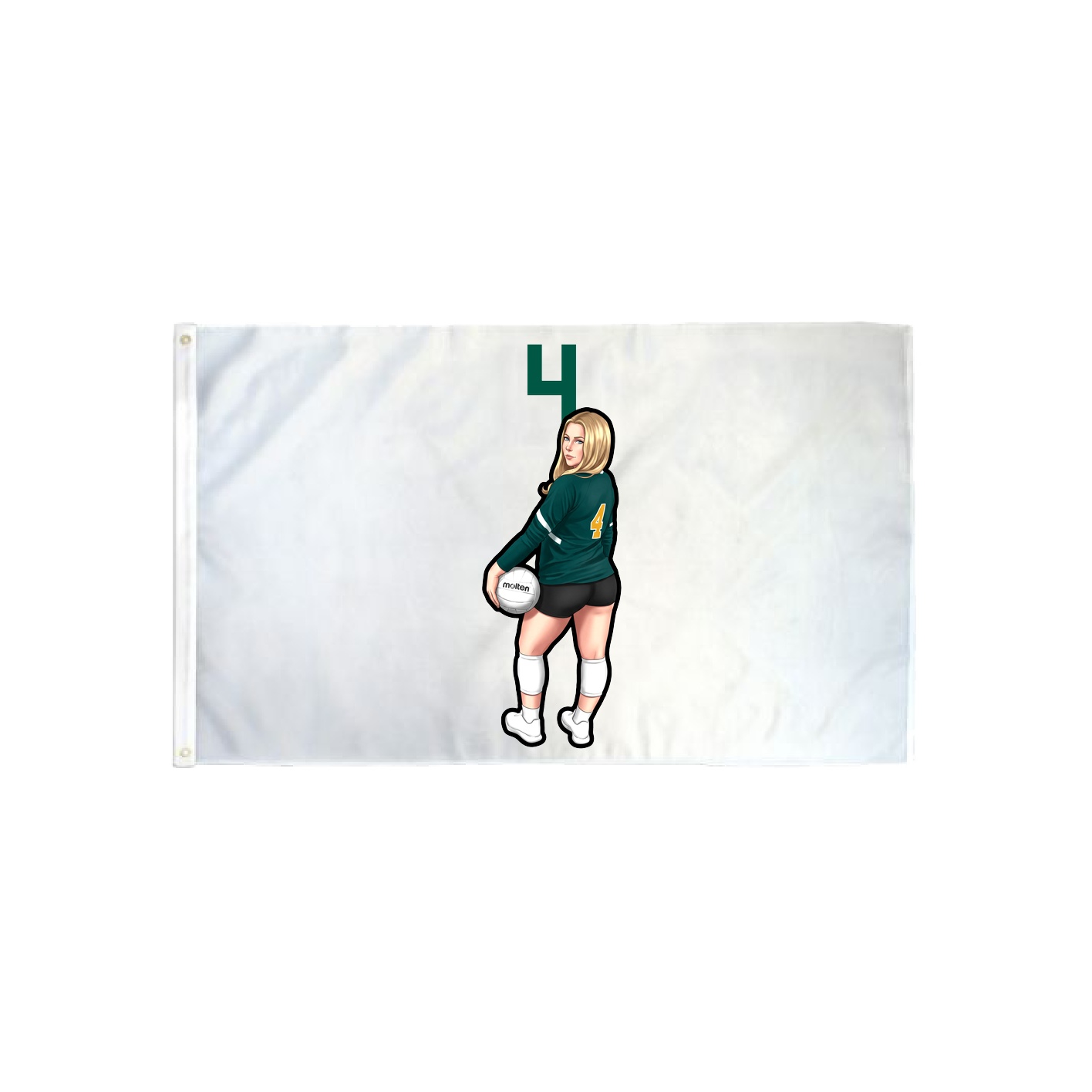 3x5 Flag — Number Top in Classic