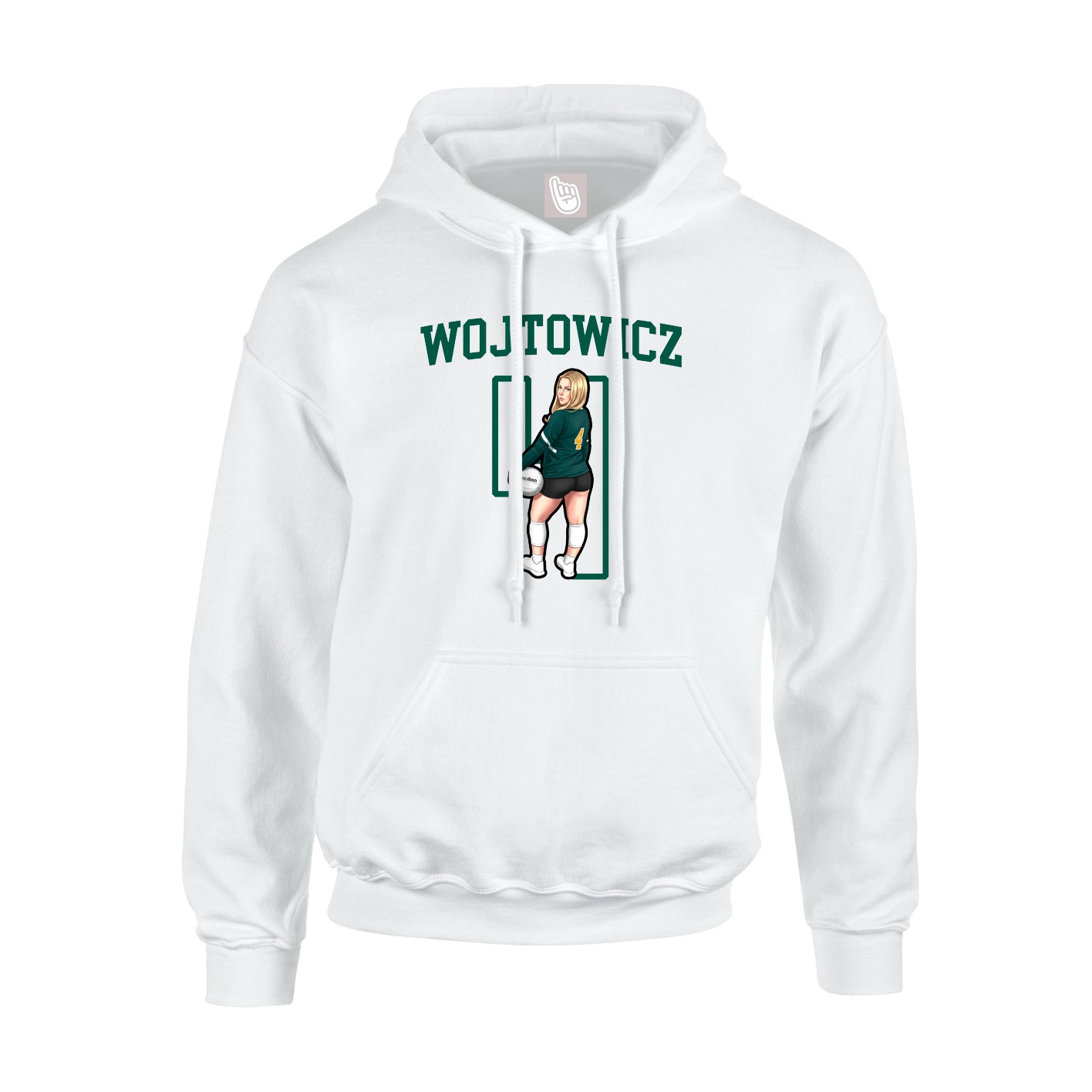 Youth Hoodie — Shirsey in White