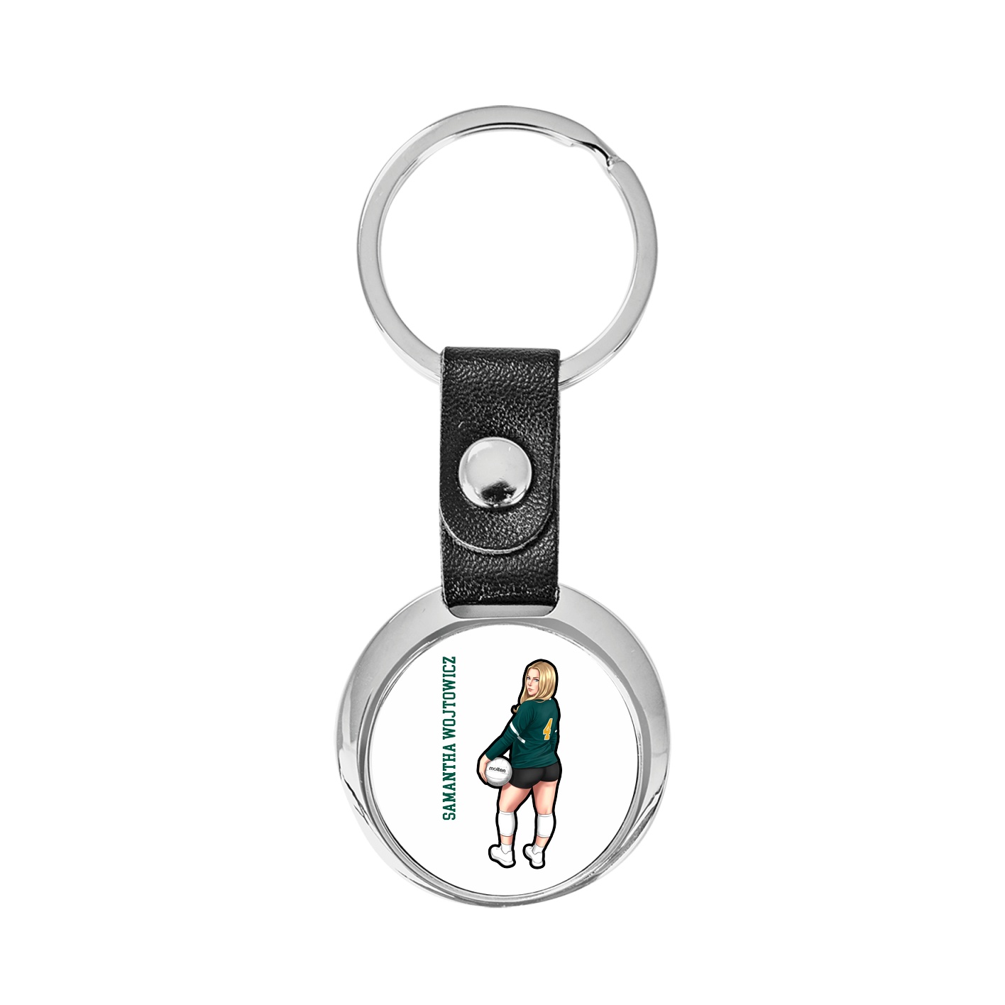 Key Chain — Name Vertical in Classic