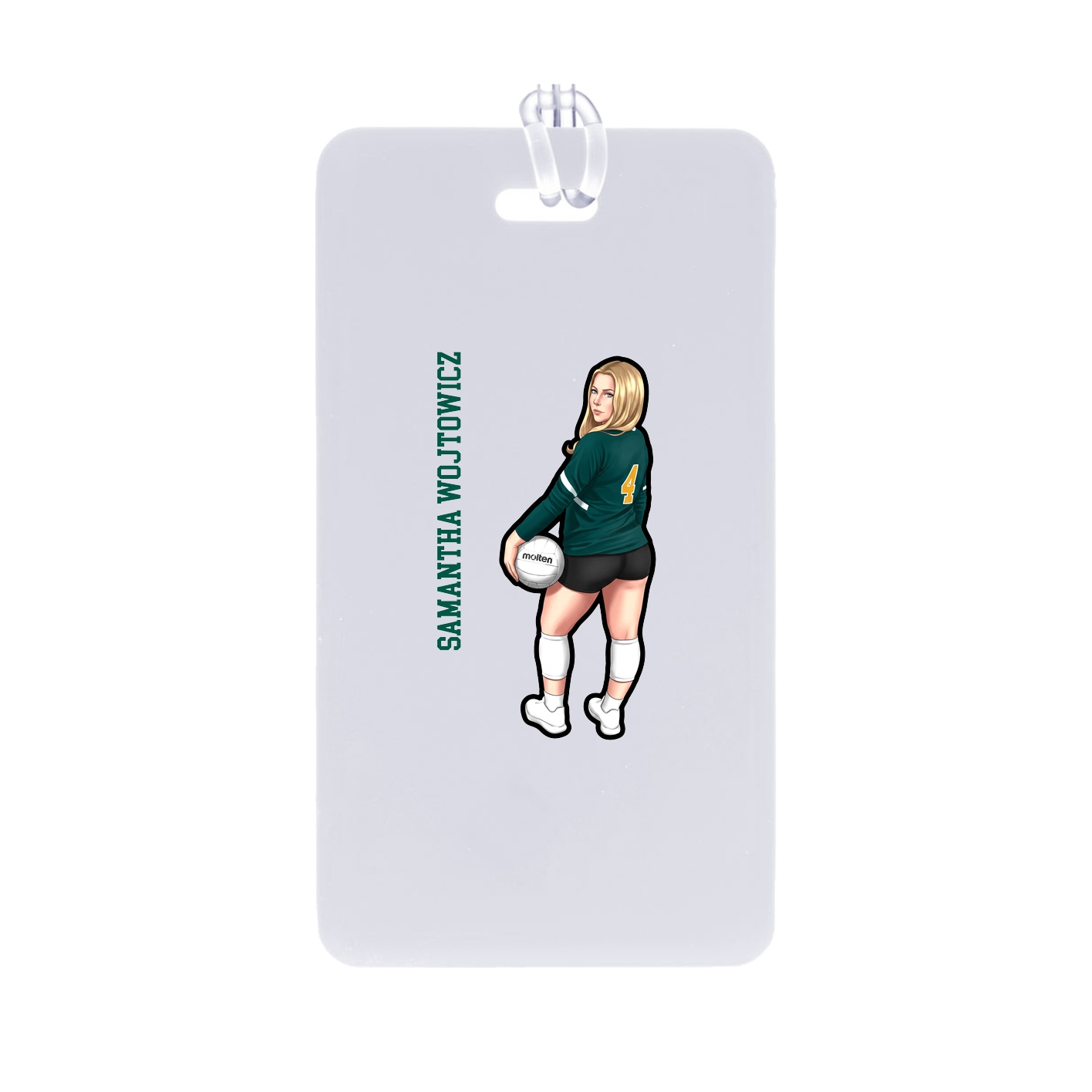 Bag Tag — Name Vertical in Classic