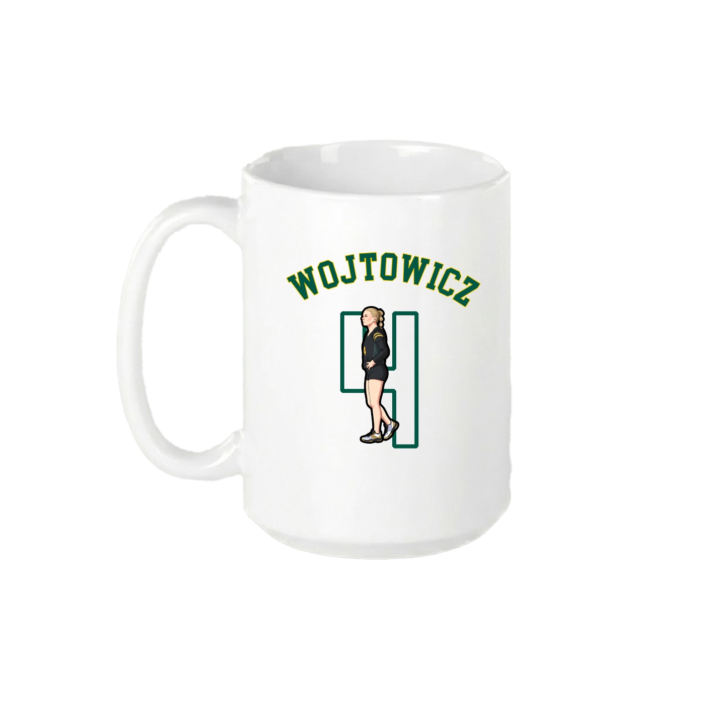 15oz Coffee Mug — Shirsey Arch in White