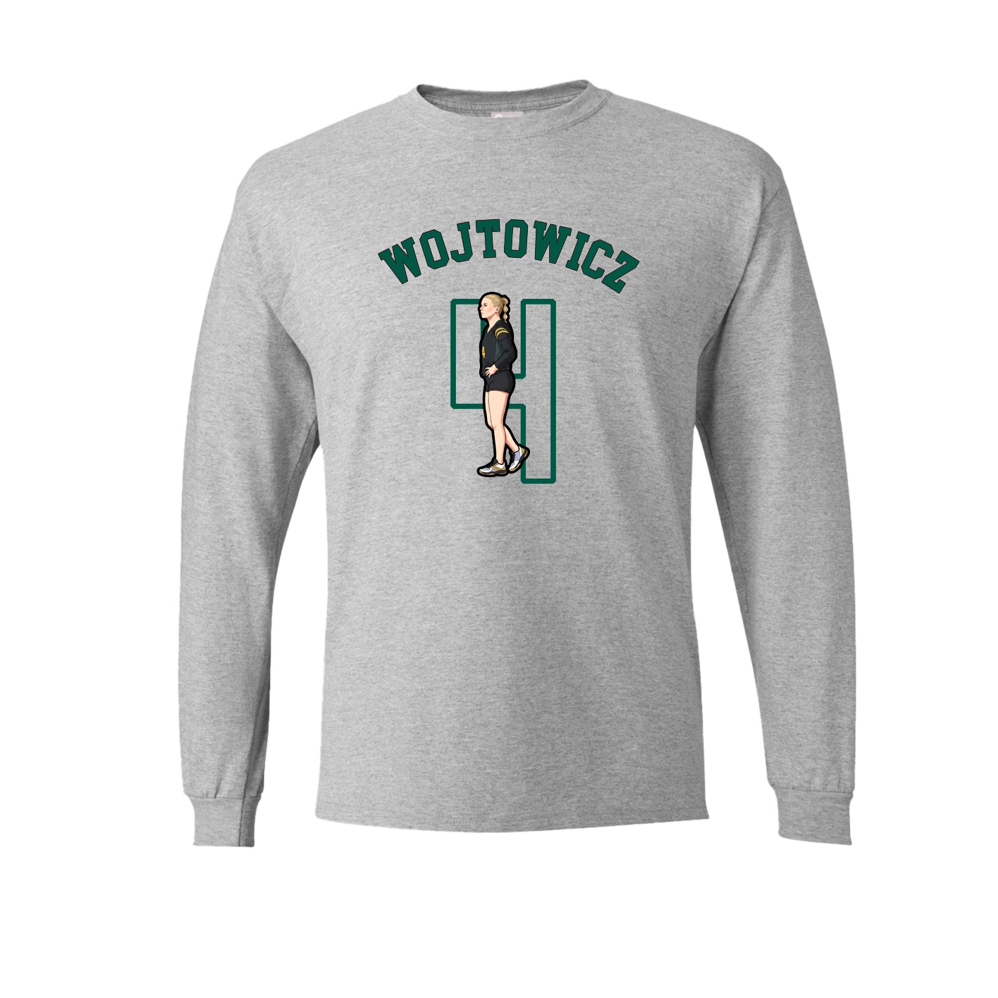 Long Sleeve Tee — Shirsey Arch in Grey