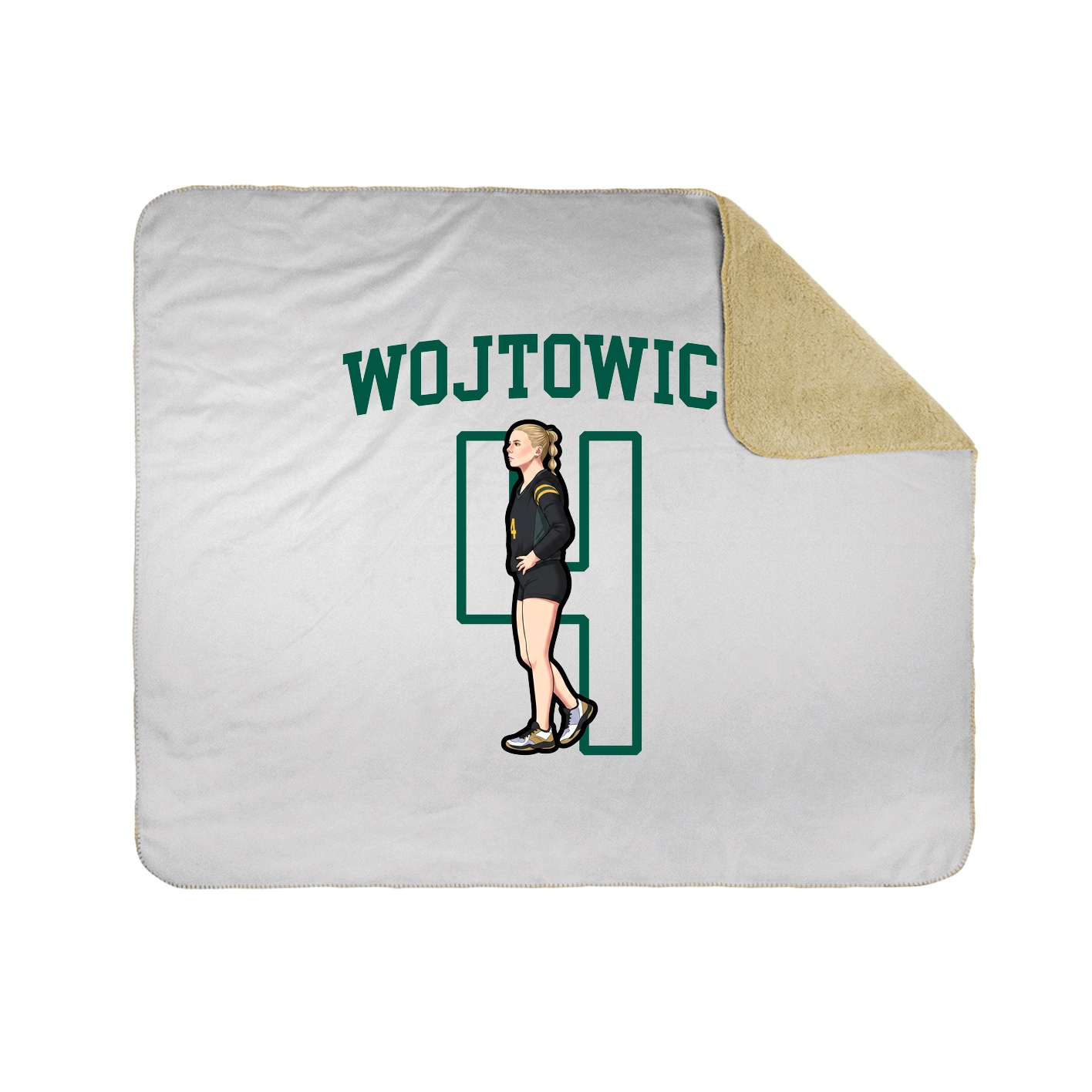Throw Blanket — Shirsey in White