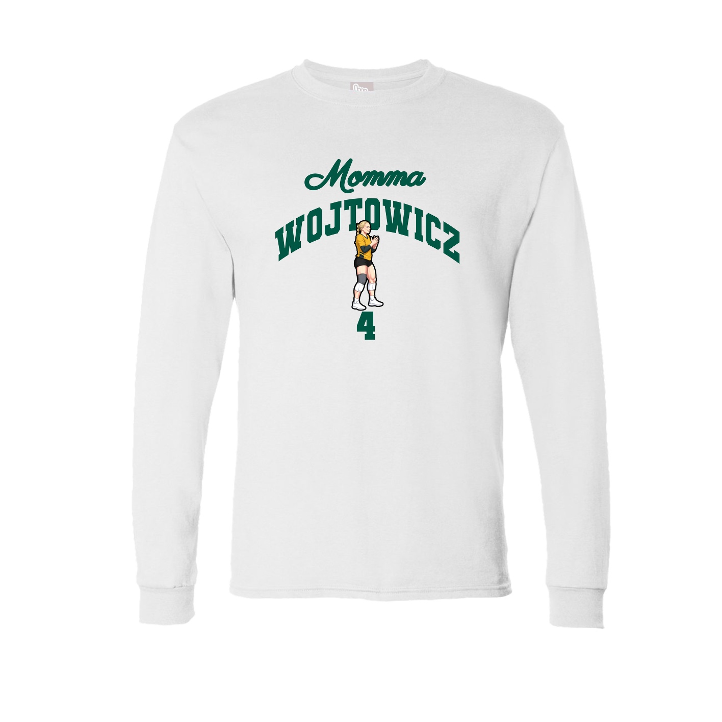 Long Sleeve Tee — Mothers Day Arch in White