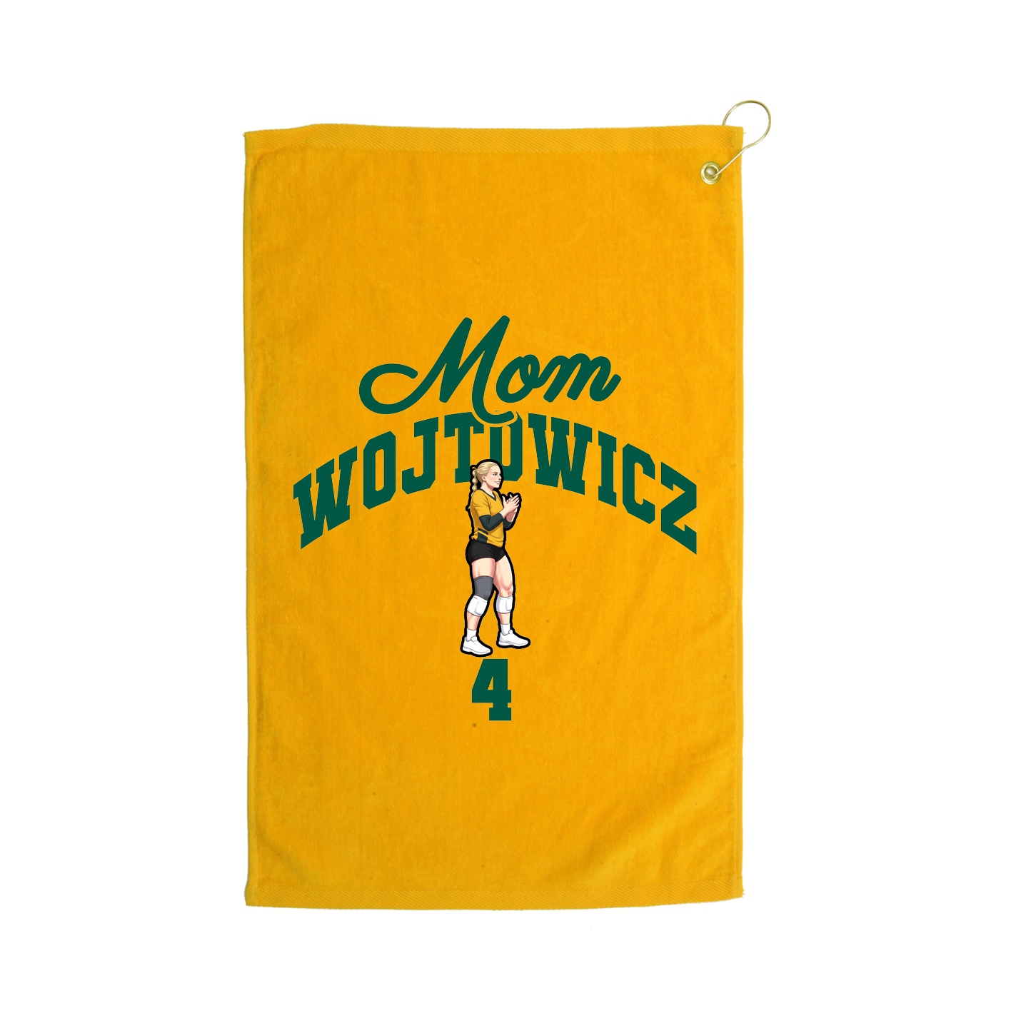 Golf Towel — Mothers Day Arch in Gold