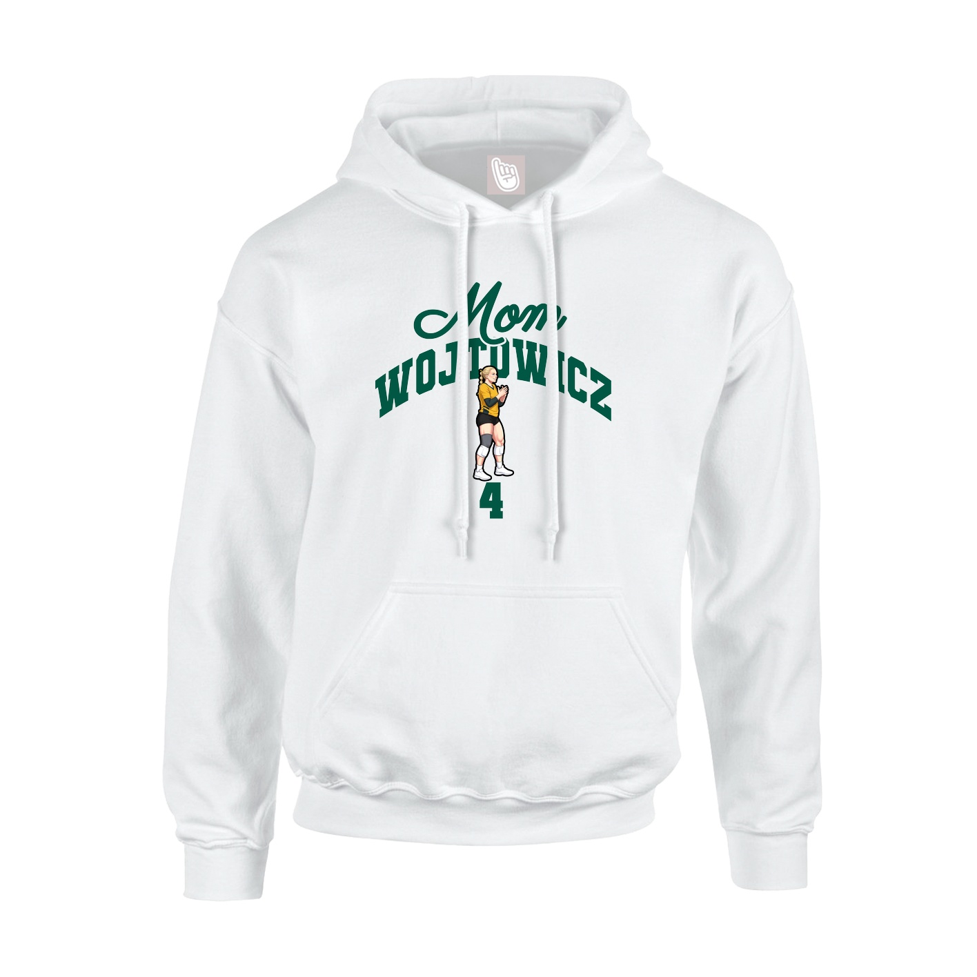 Hoodie — Mothers Day Arch in White
