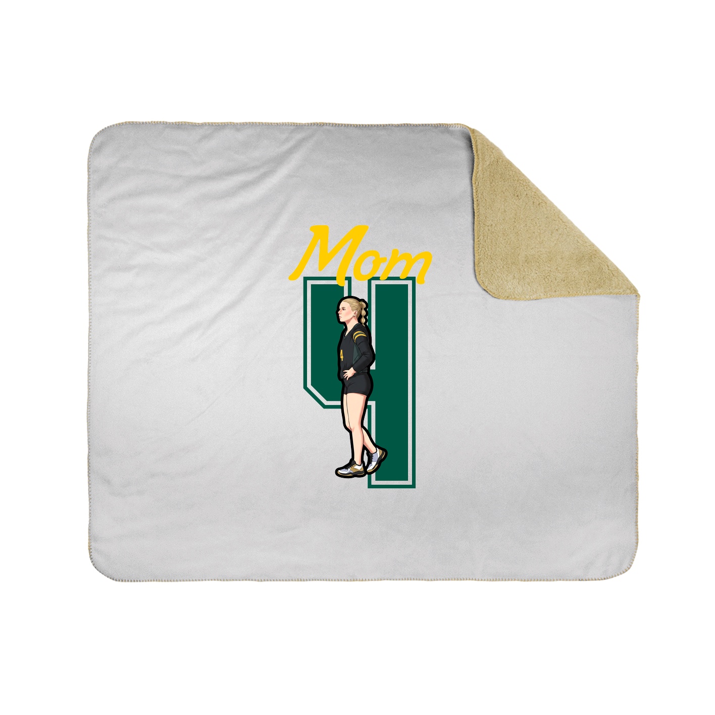 Throw Blanket — Mothers Day Shirsey in White