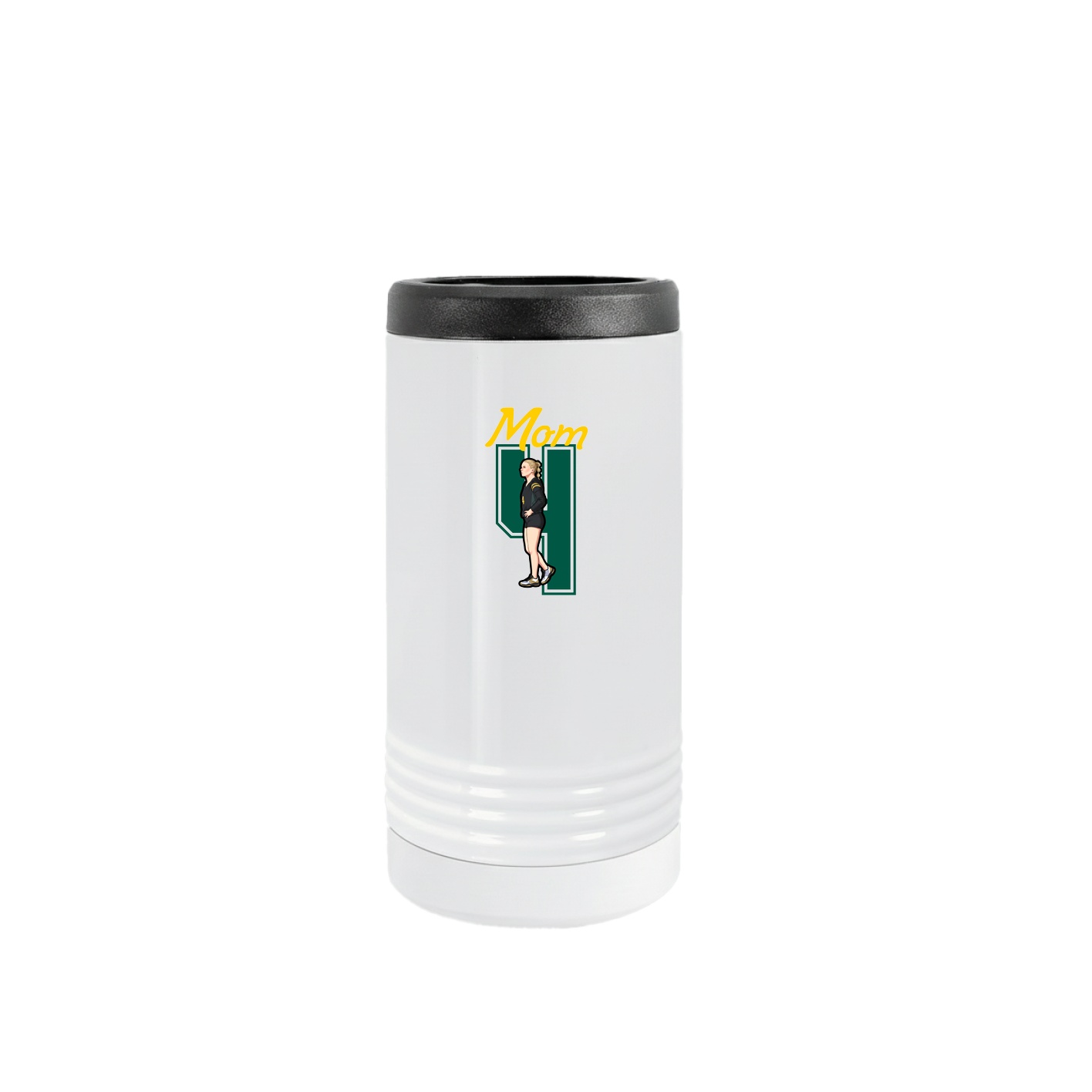 Slim Beverage Holder — Mothers Day Shirsey in White