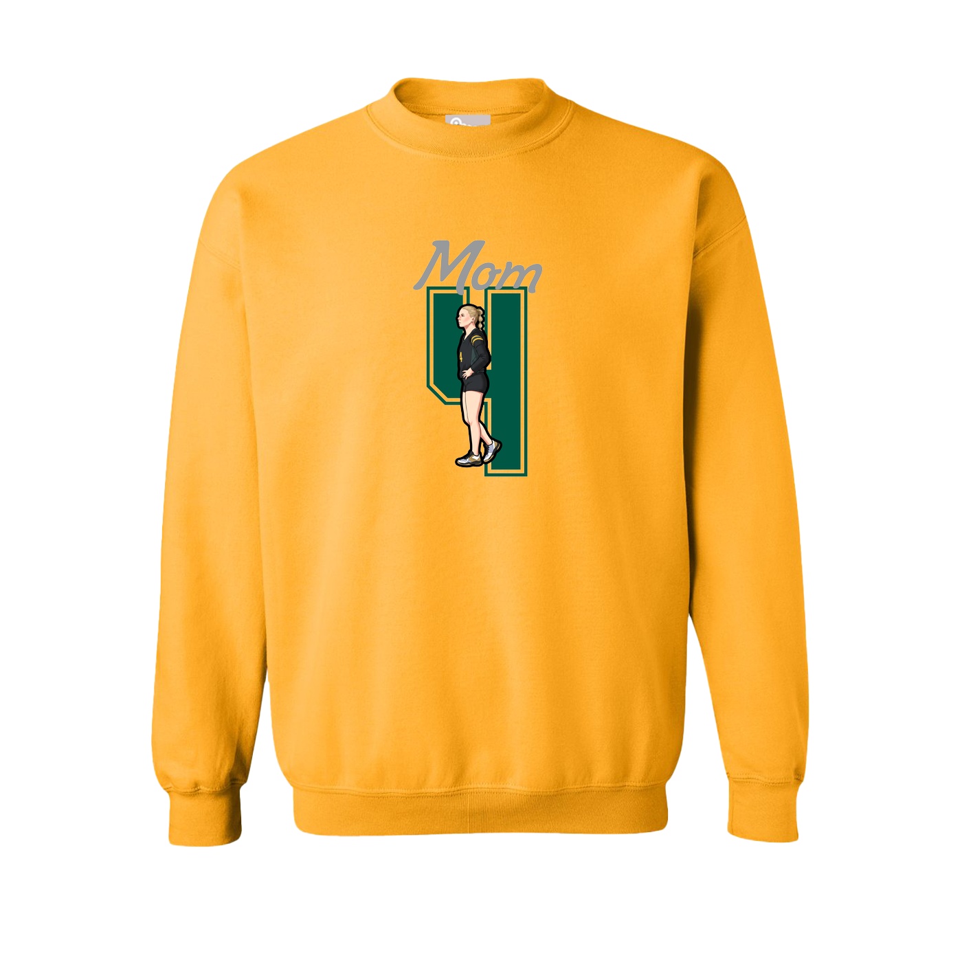 Fleece Crew — Mothers Day Shirsey in Gold