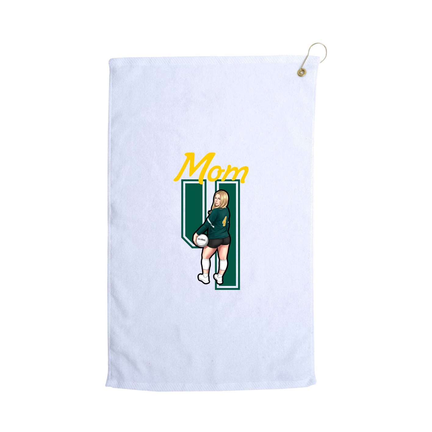 Golf Towel — Mothers Day Shirsey in White