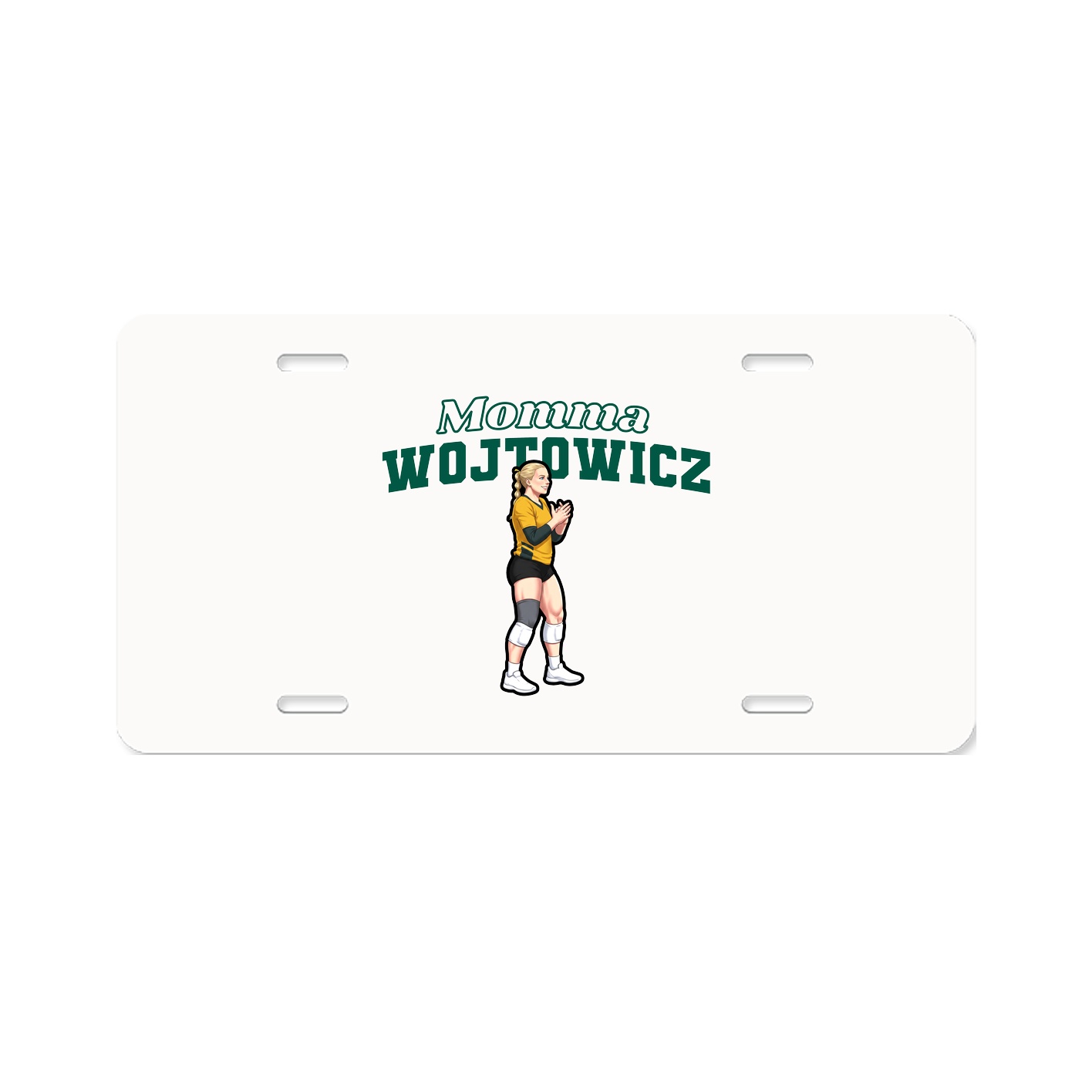 License Plate — Mothers Day Block in Classic