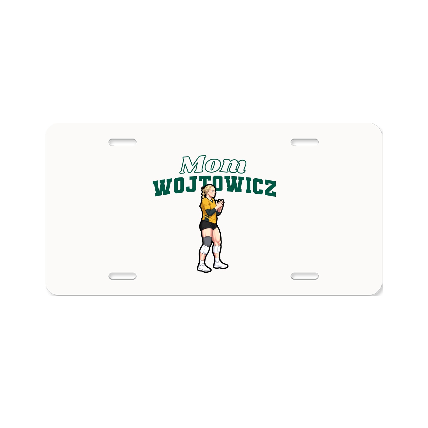License Plate — Mothers Day Block in Classic