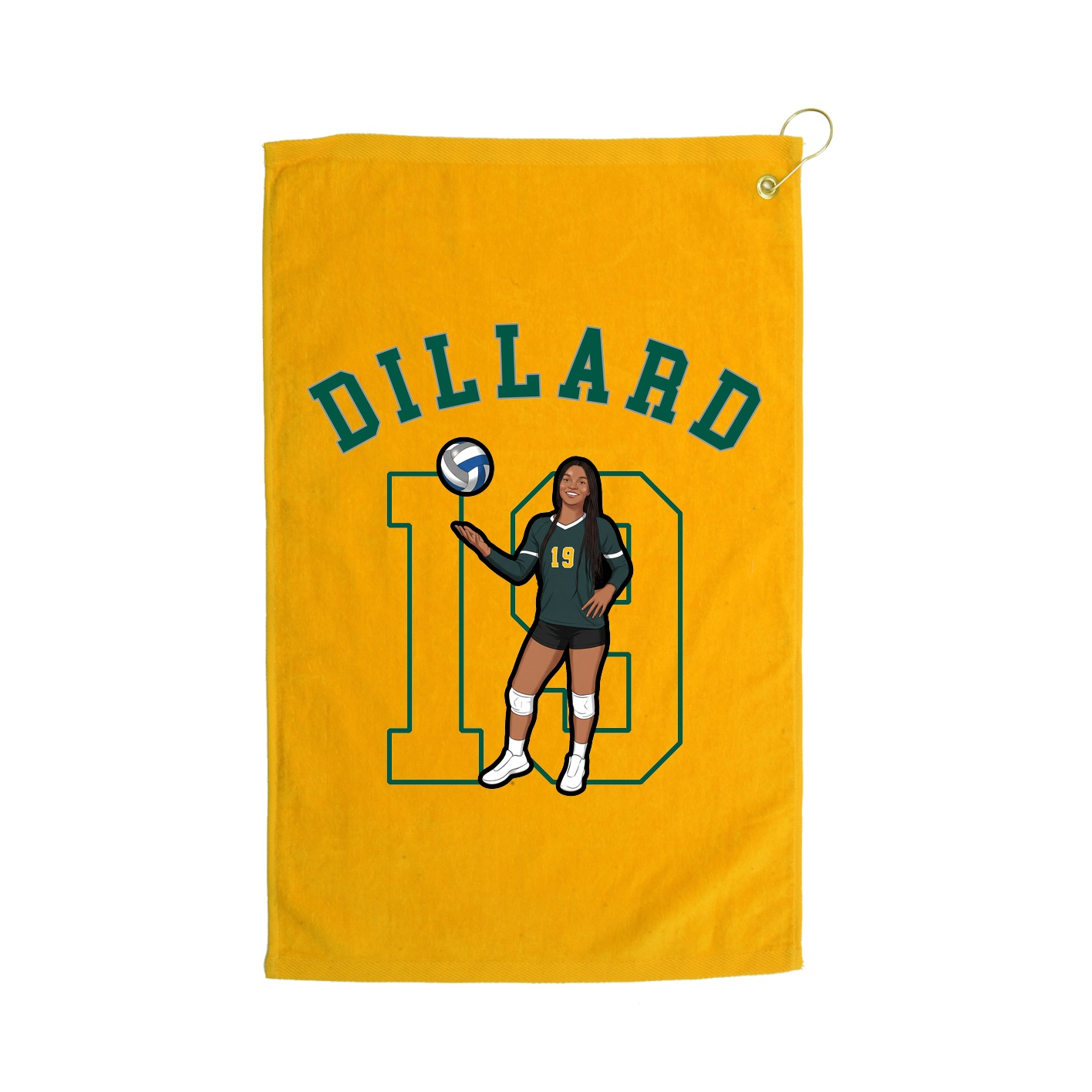 Golf Towel — Shirsey Arch in Gold