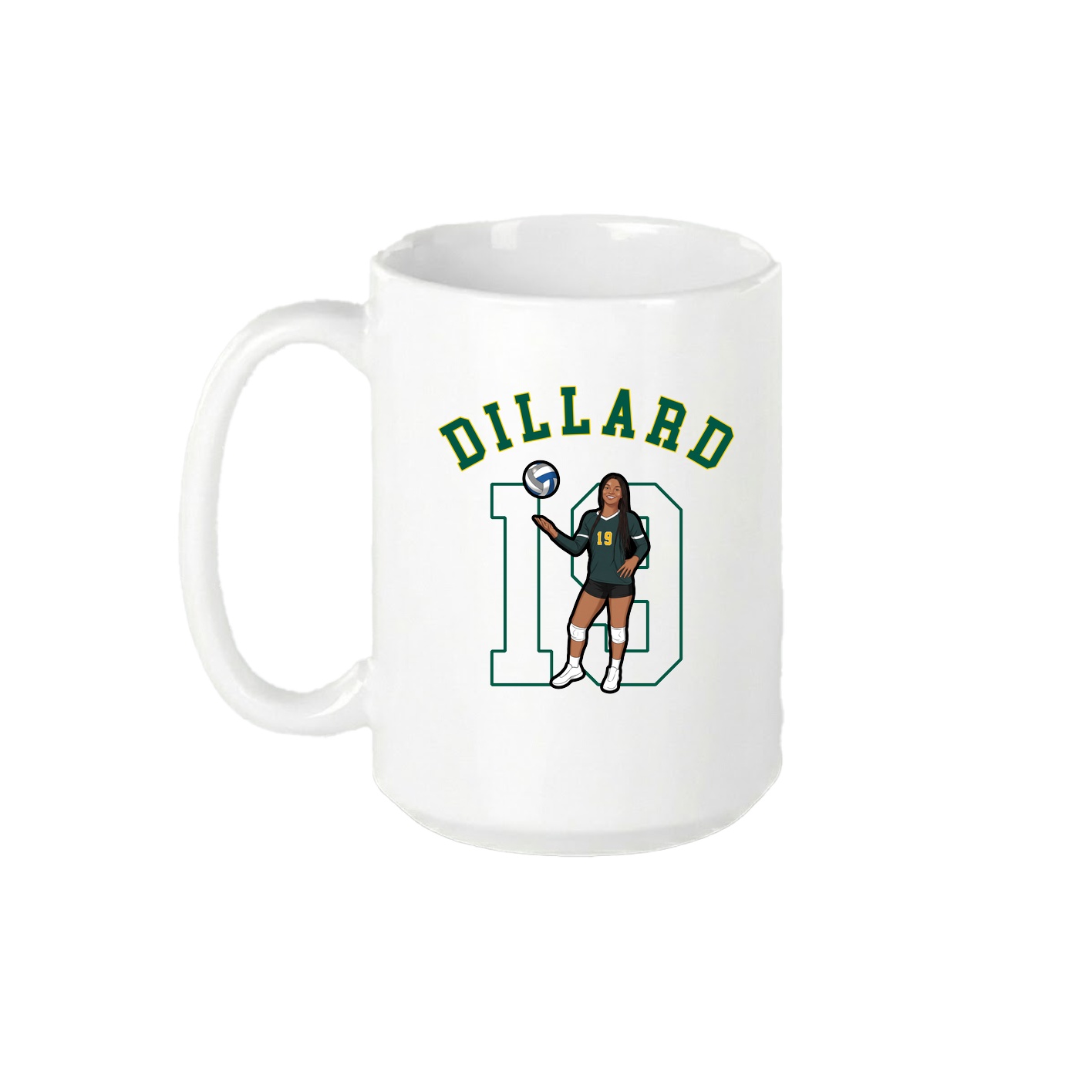 15oz Coffee Mug — Shirsey Arch in White