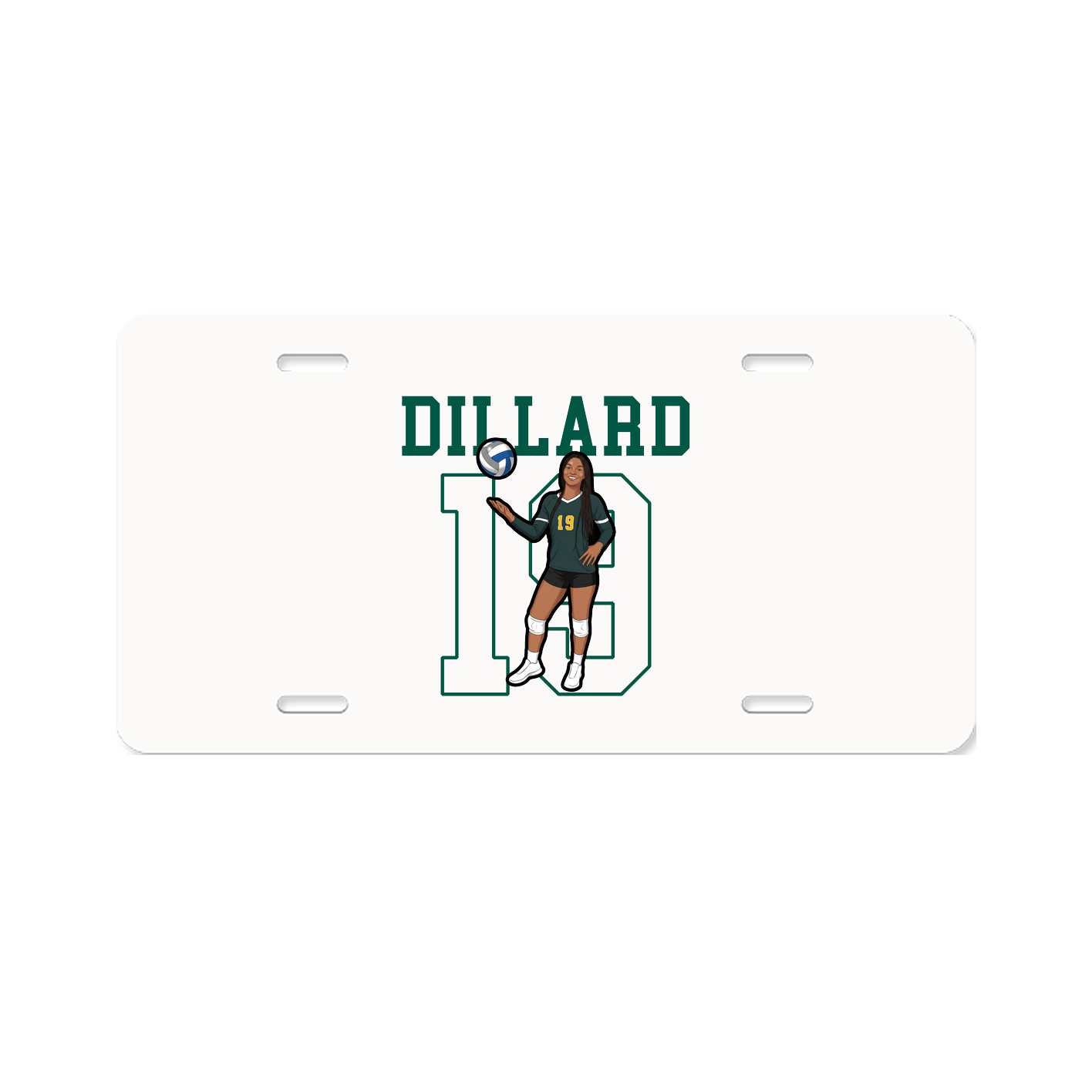 License Plate — Shirsey in Classic