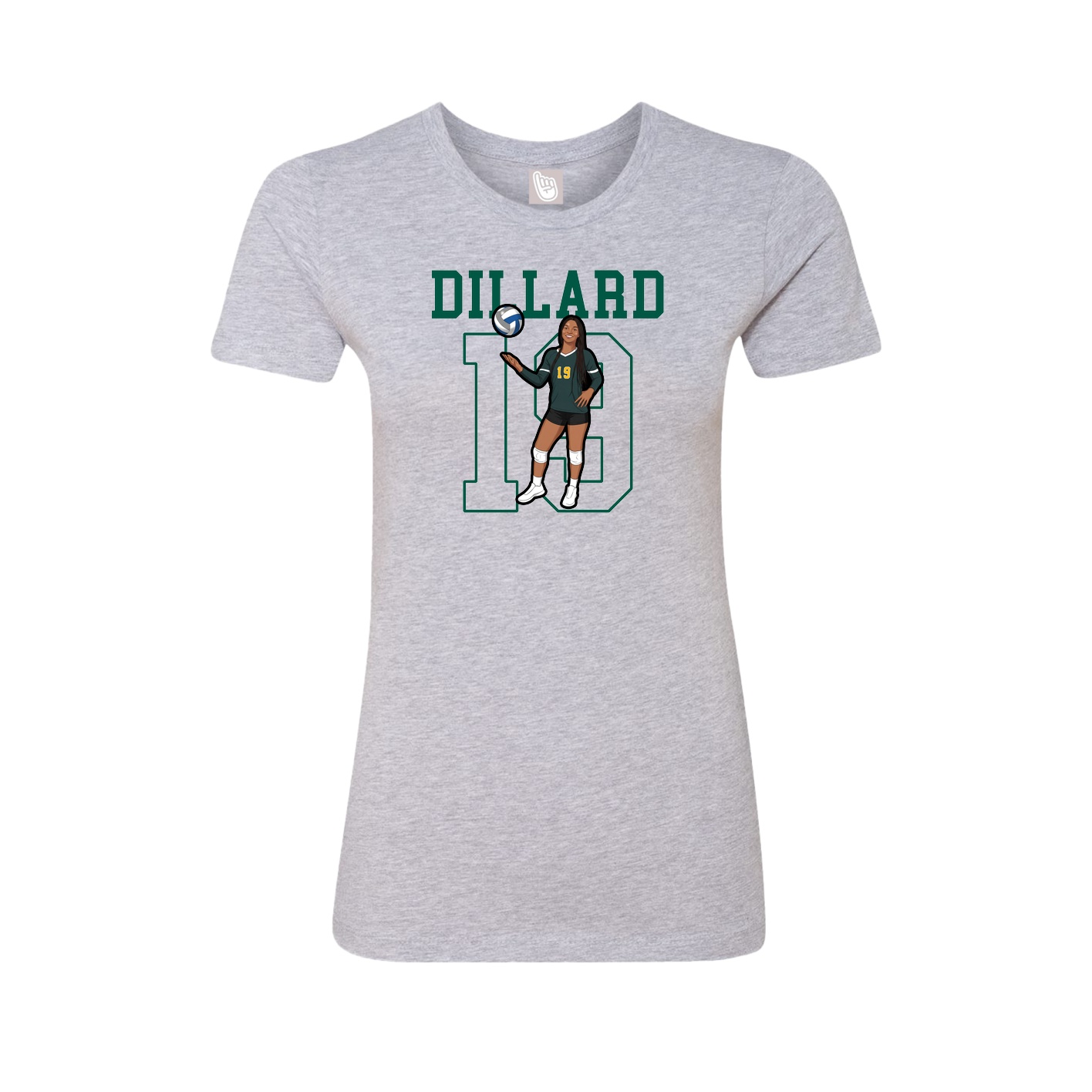 Fitted Women's Tee — Shirsey in Grey