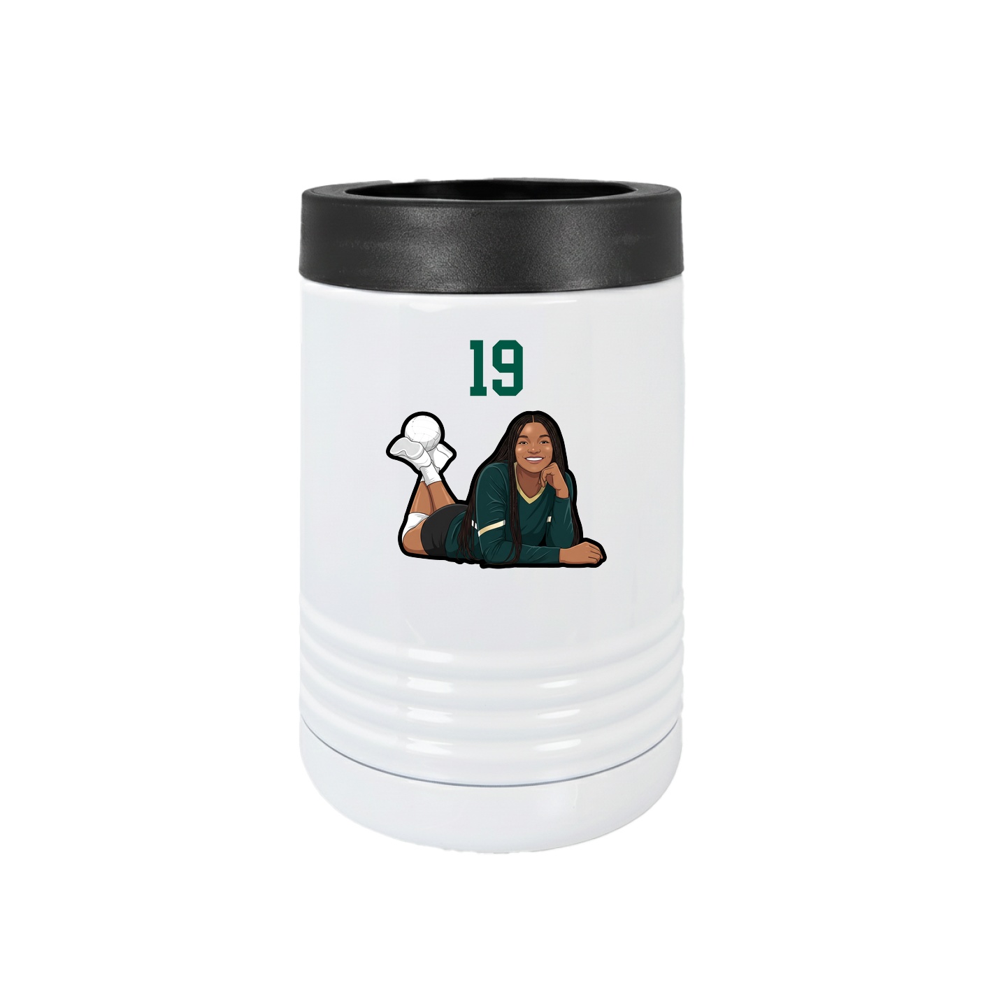 Beverage Holder — Number Top in White