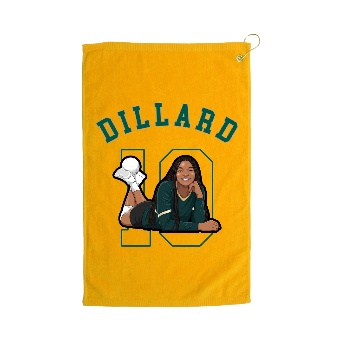 Golf Towel — Shirsey Arch in Gold