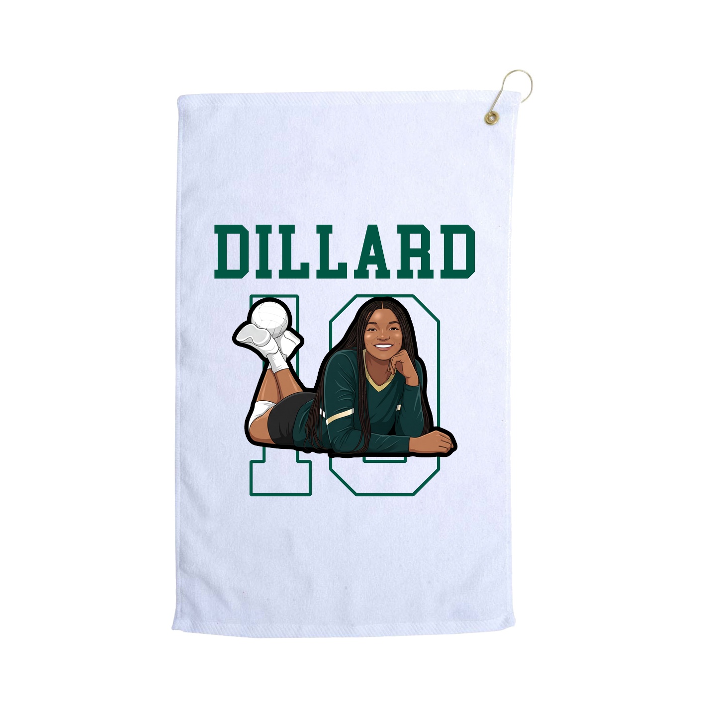 Golf Towel — Shirsey in White