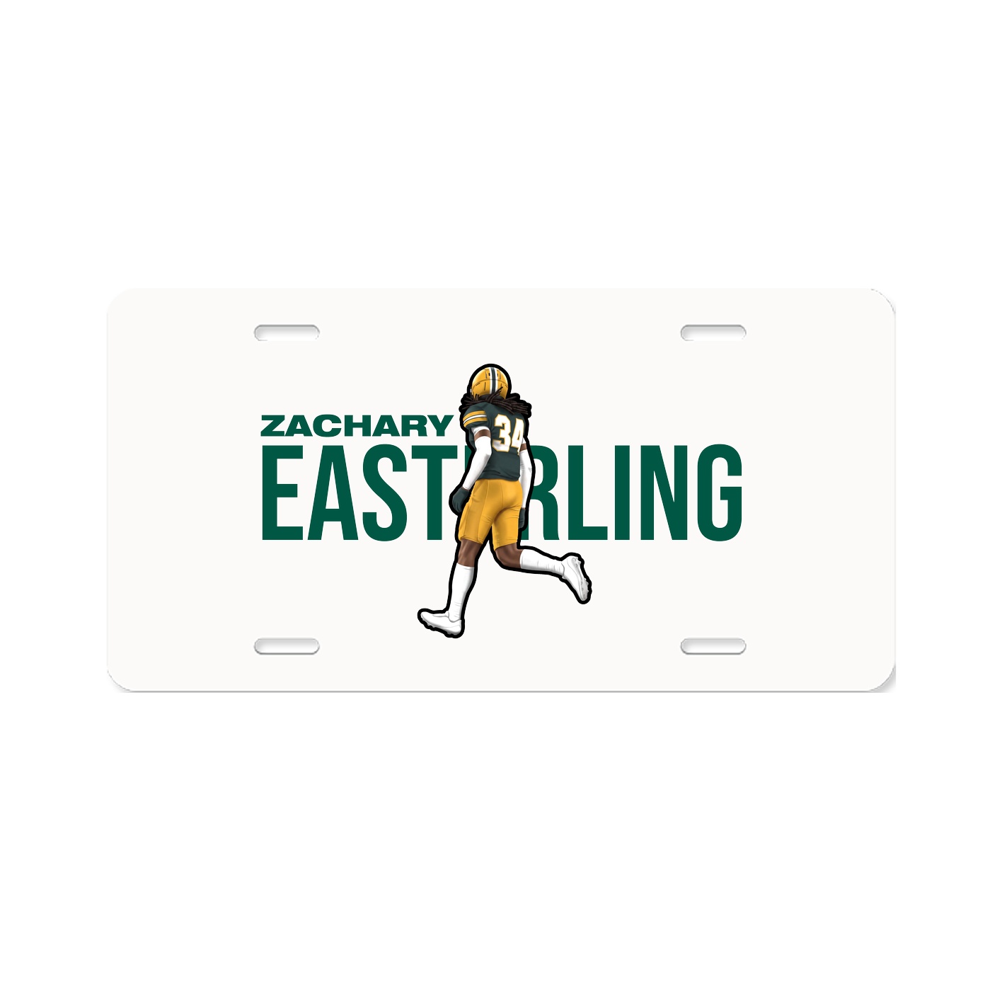 License Plate — Player Name in Classic