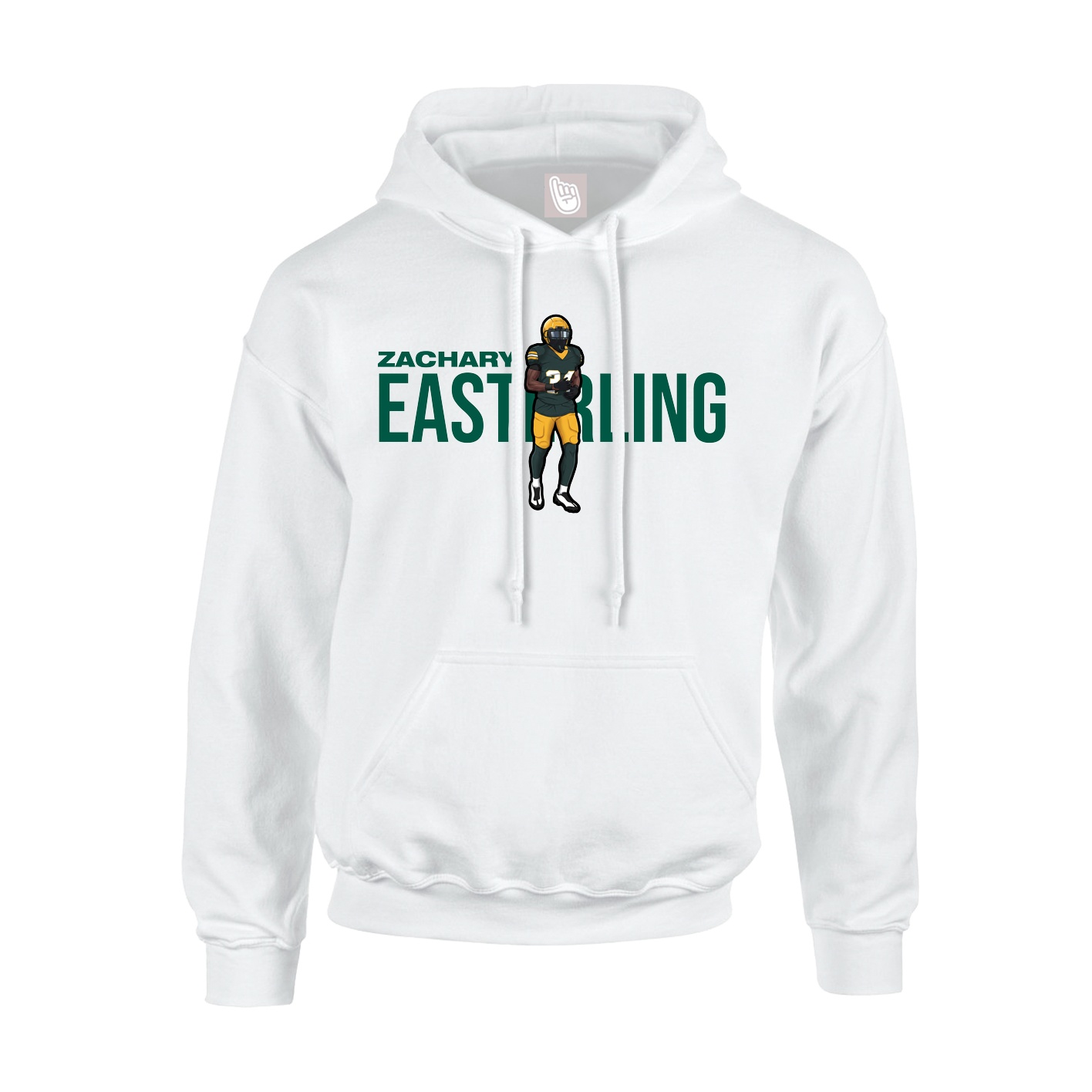 Hoodie — Player Name in White