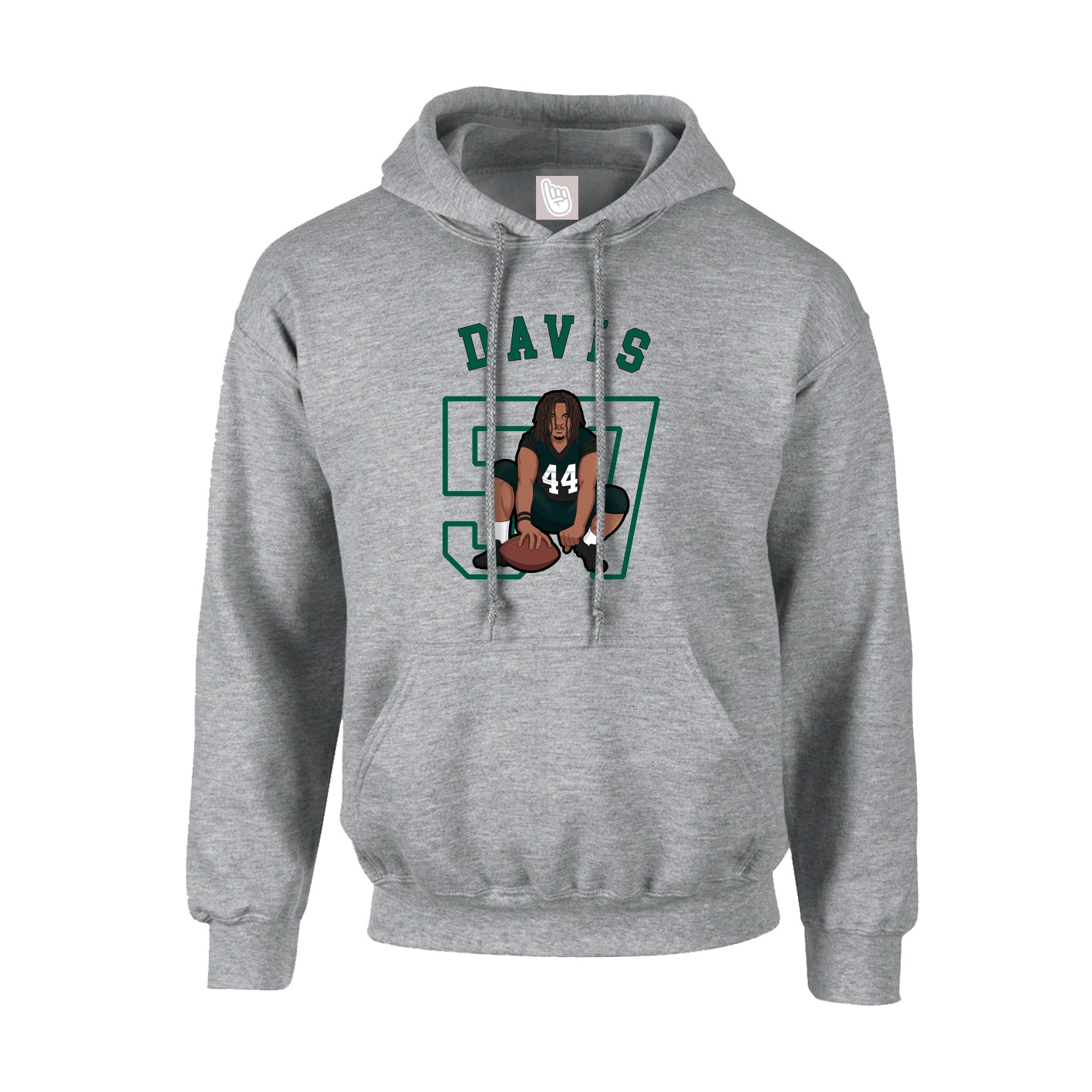 Youth Hoodie — Shirsey Arch in Grey