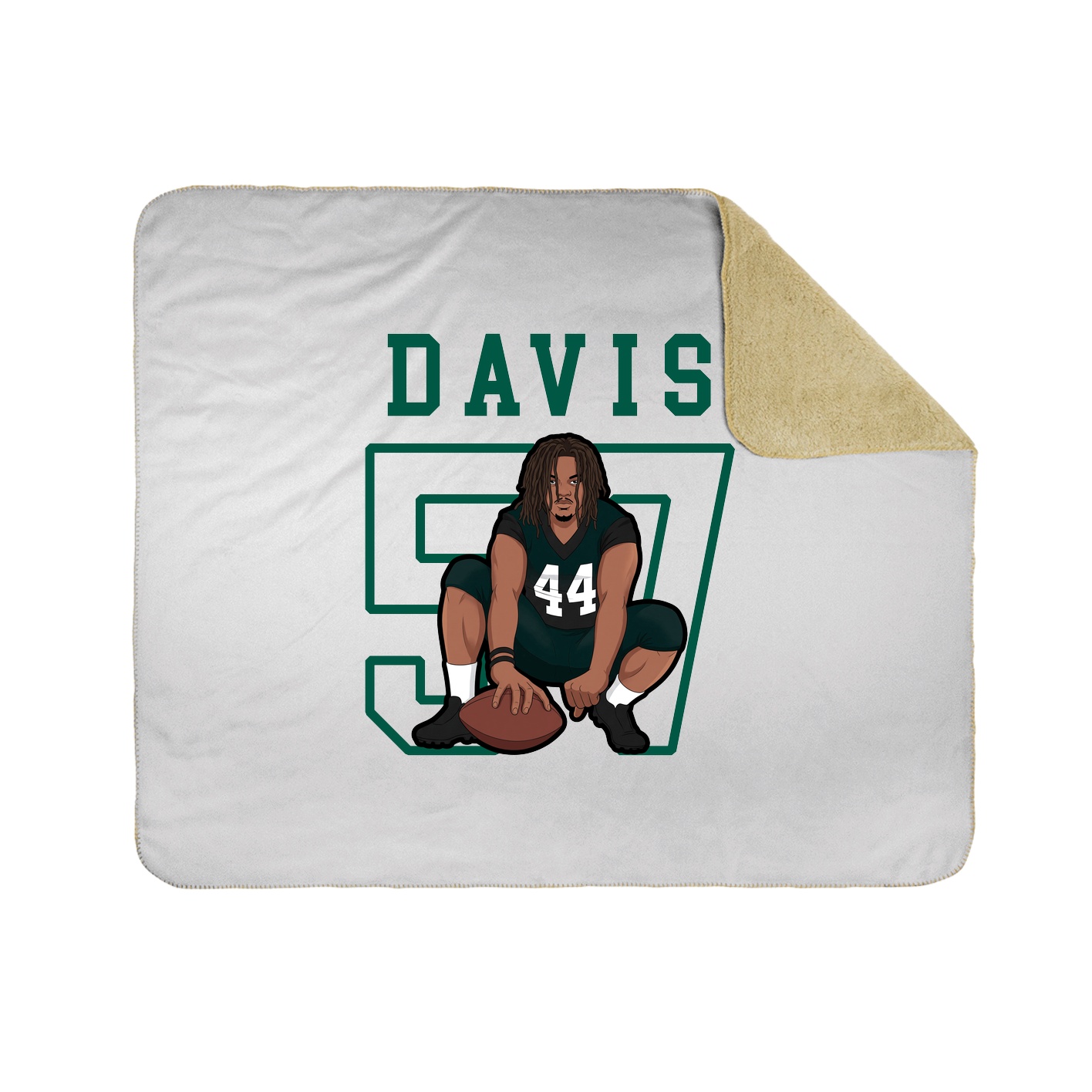 Throw Blanket — Shirsey in White