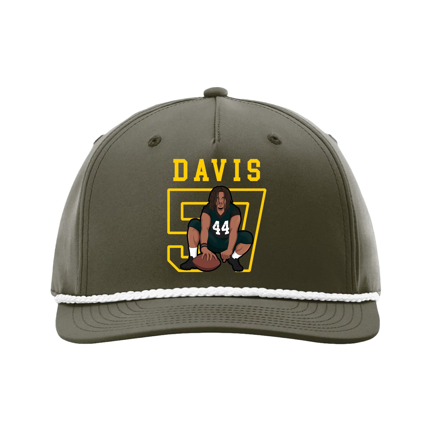 Five-Panel Classic Rope Cap — Shirsey in Green