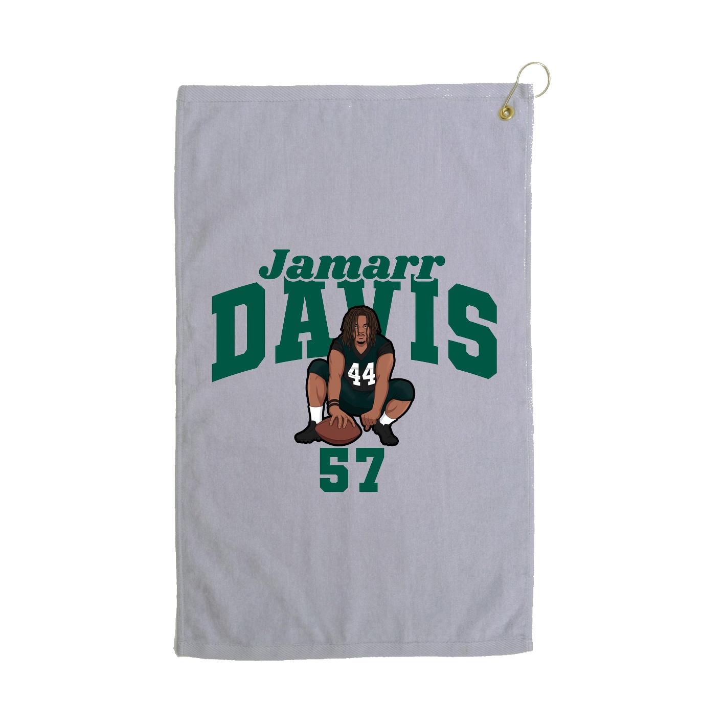 Golf Towel — Signature Arch in Grey