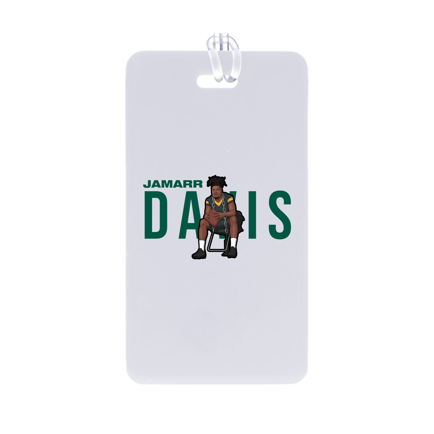 Bag Tag — Player Name in Classic