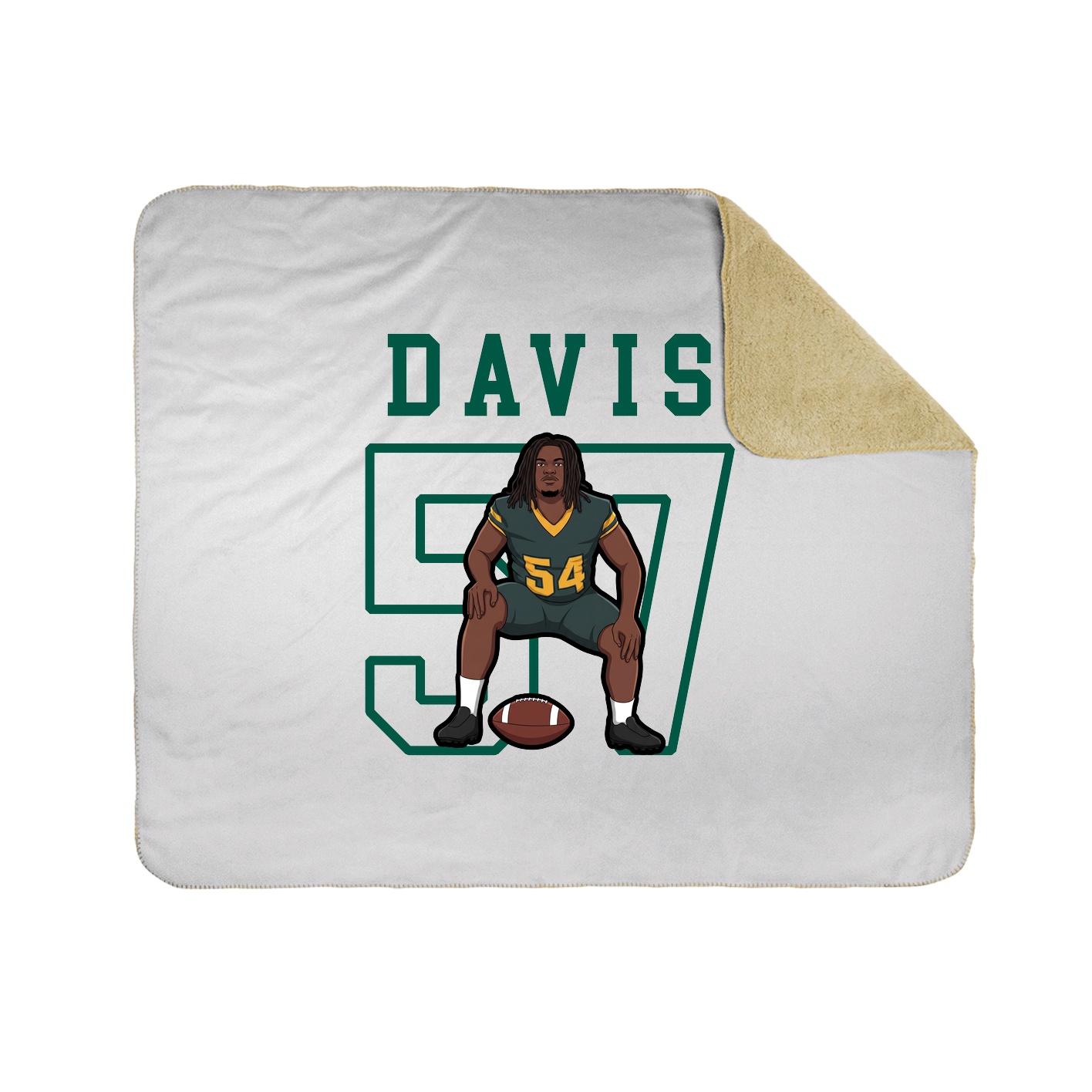 Throw Blanket — Shirsey in White