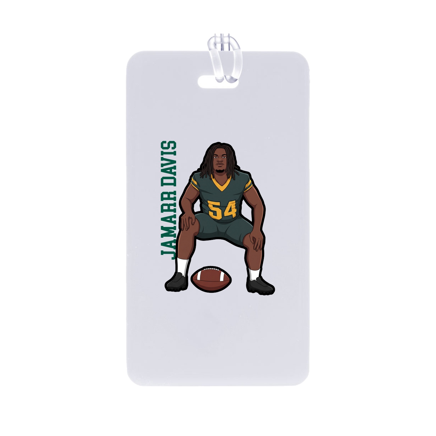 Bag Tag — Name Vertical in Classic