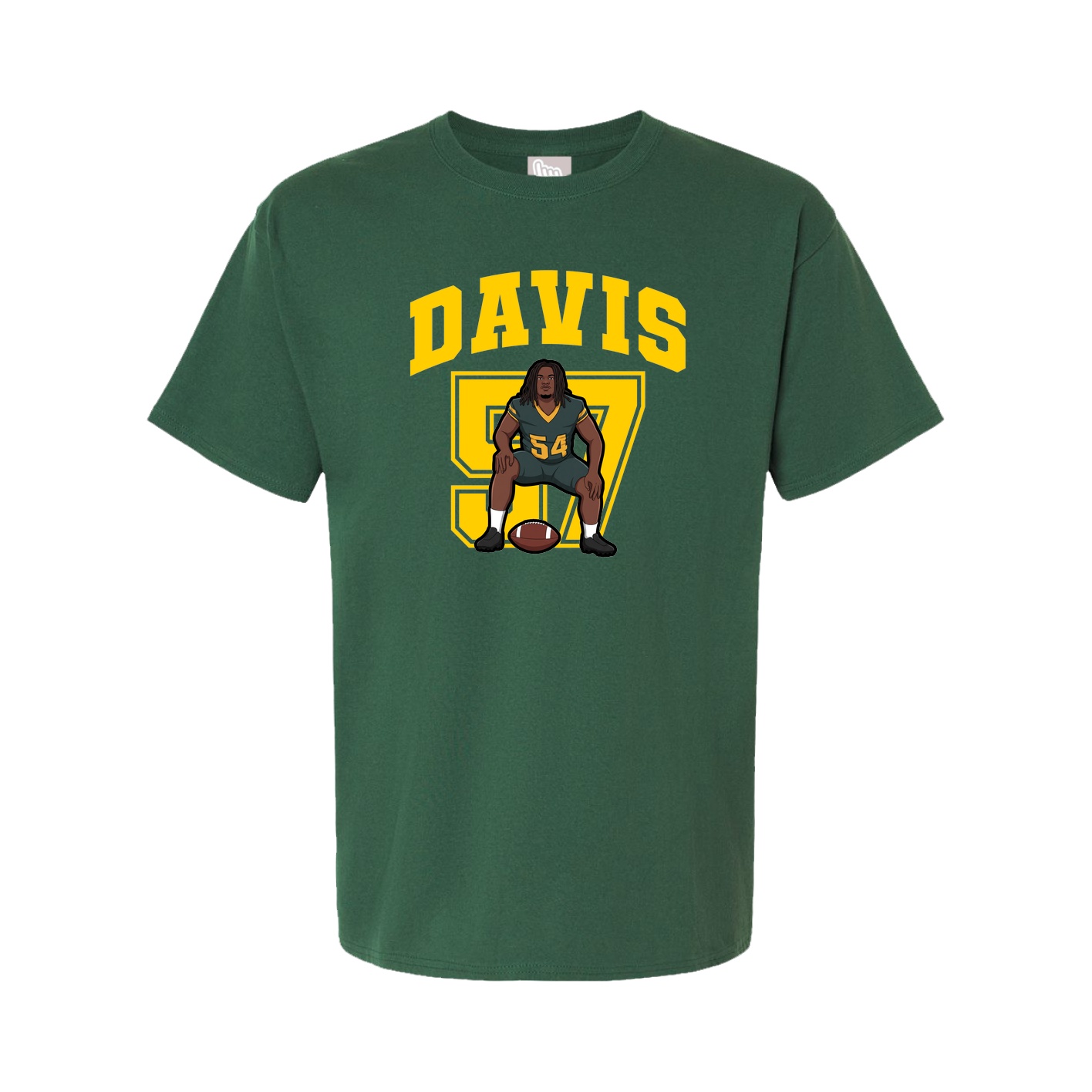 Tee — Number in Green