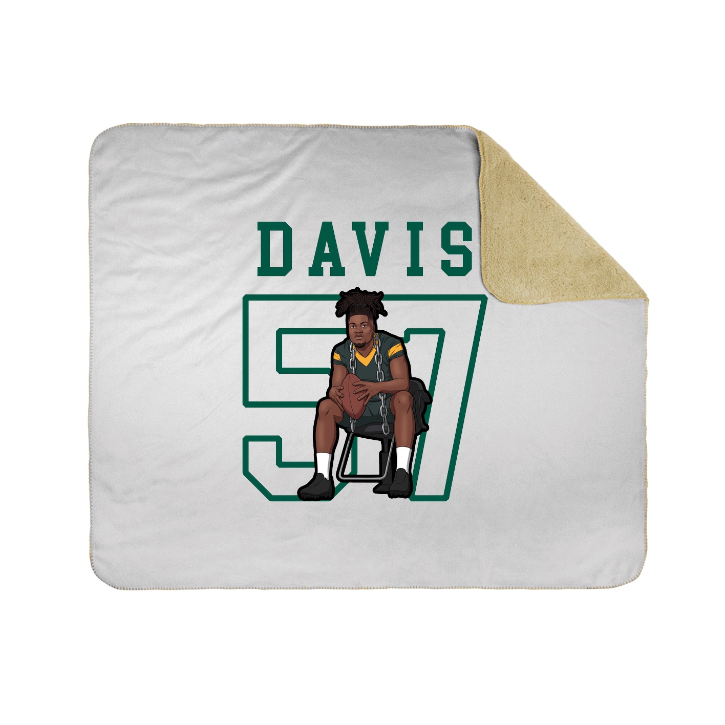 Throw Blanket — Shirsey in White