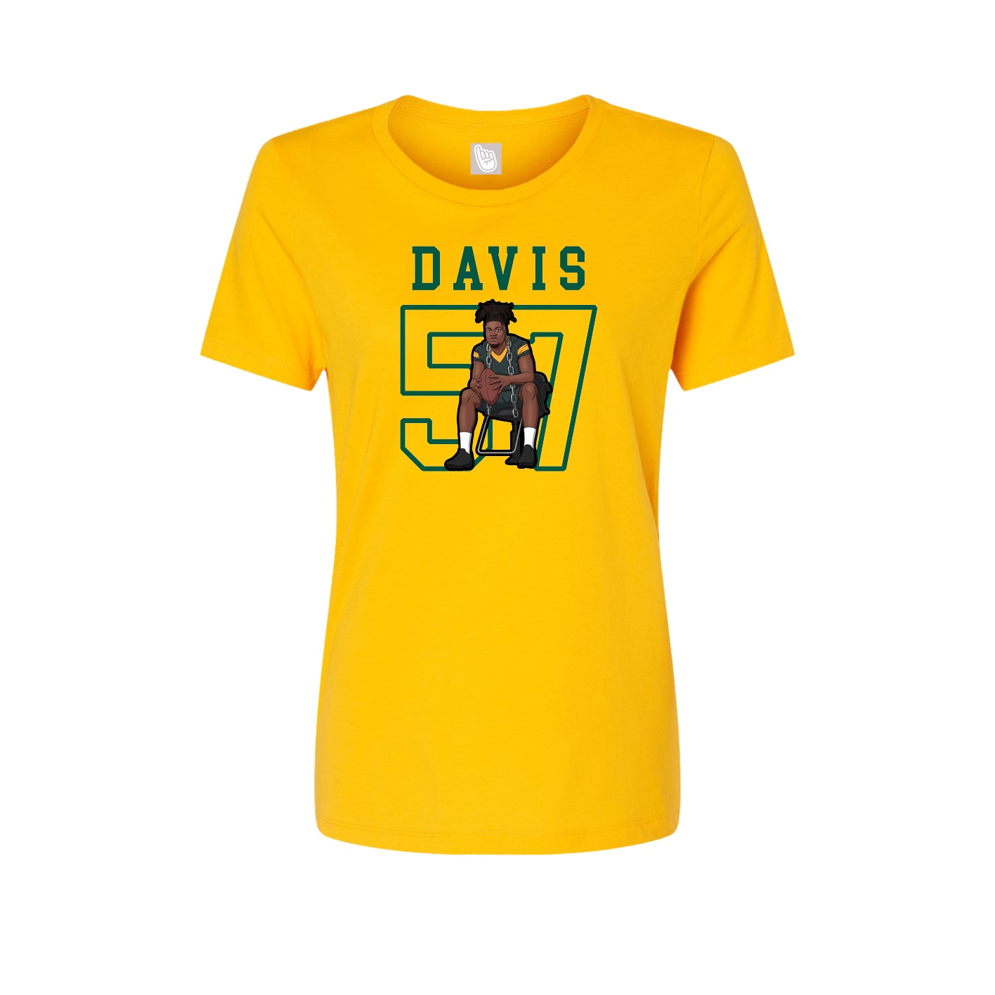 Fitted Women's Tee — Shirsey in Gold