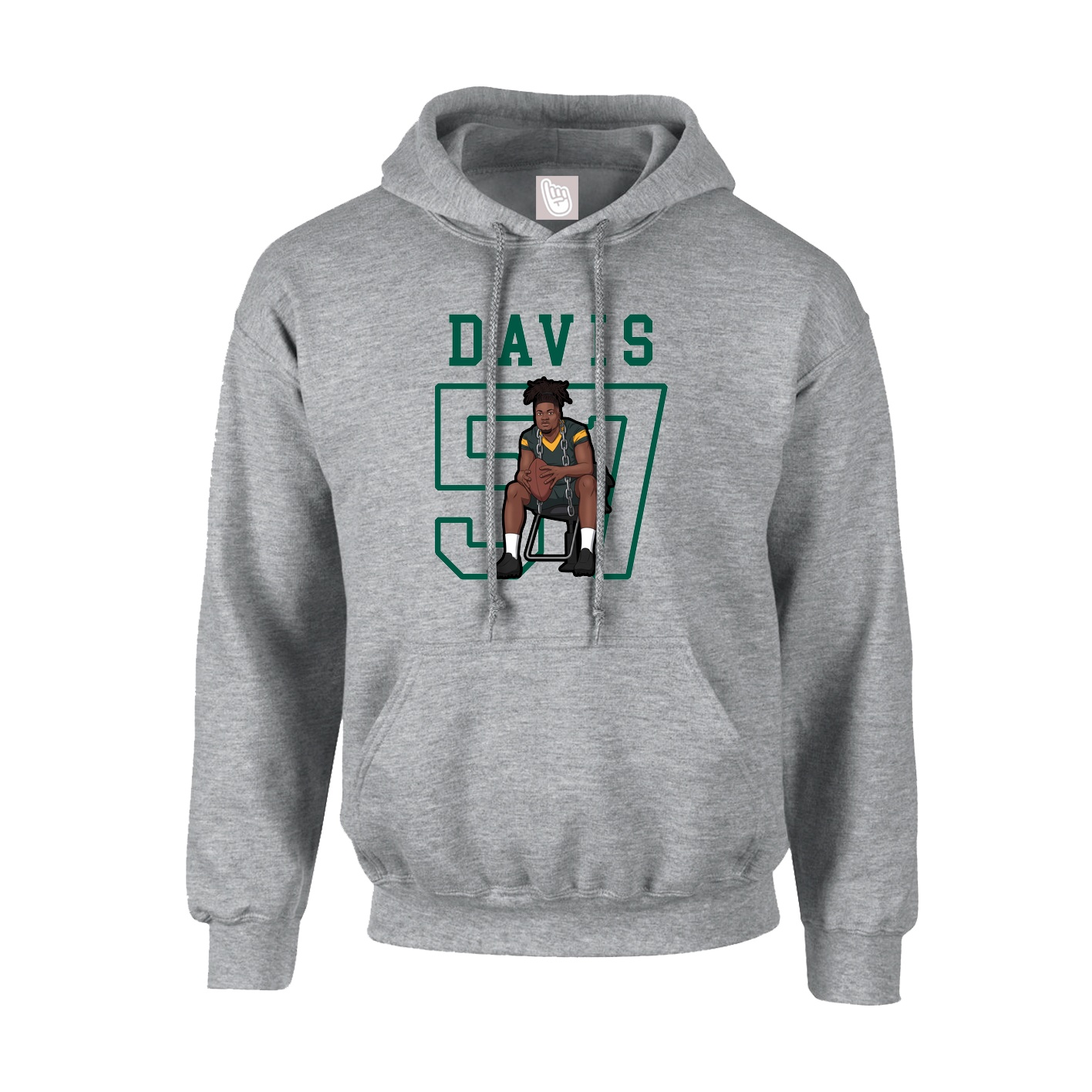 Hoodie — Shirsey in Grey