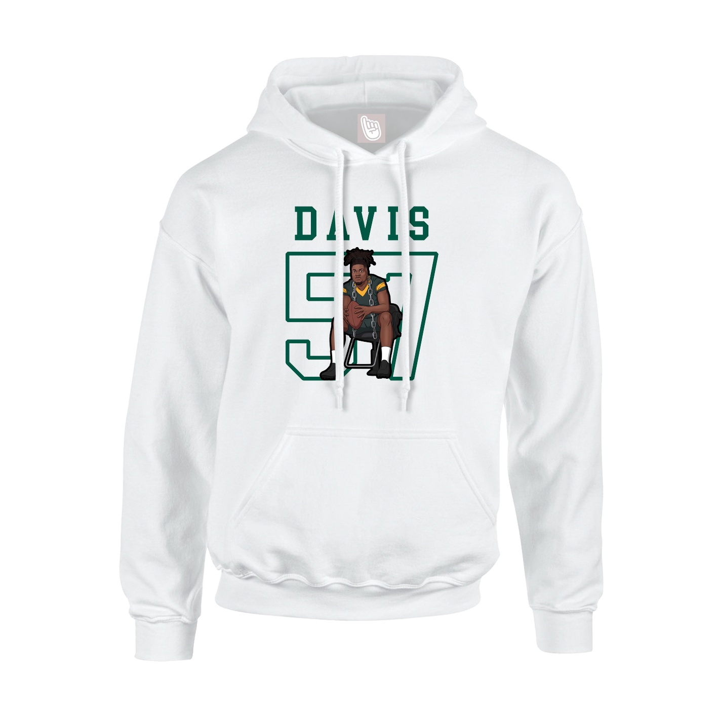 Youth Hoodie — Shirsey in White