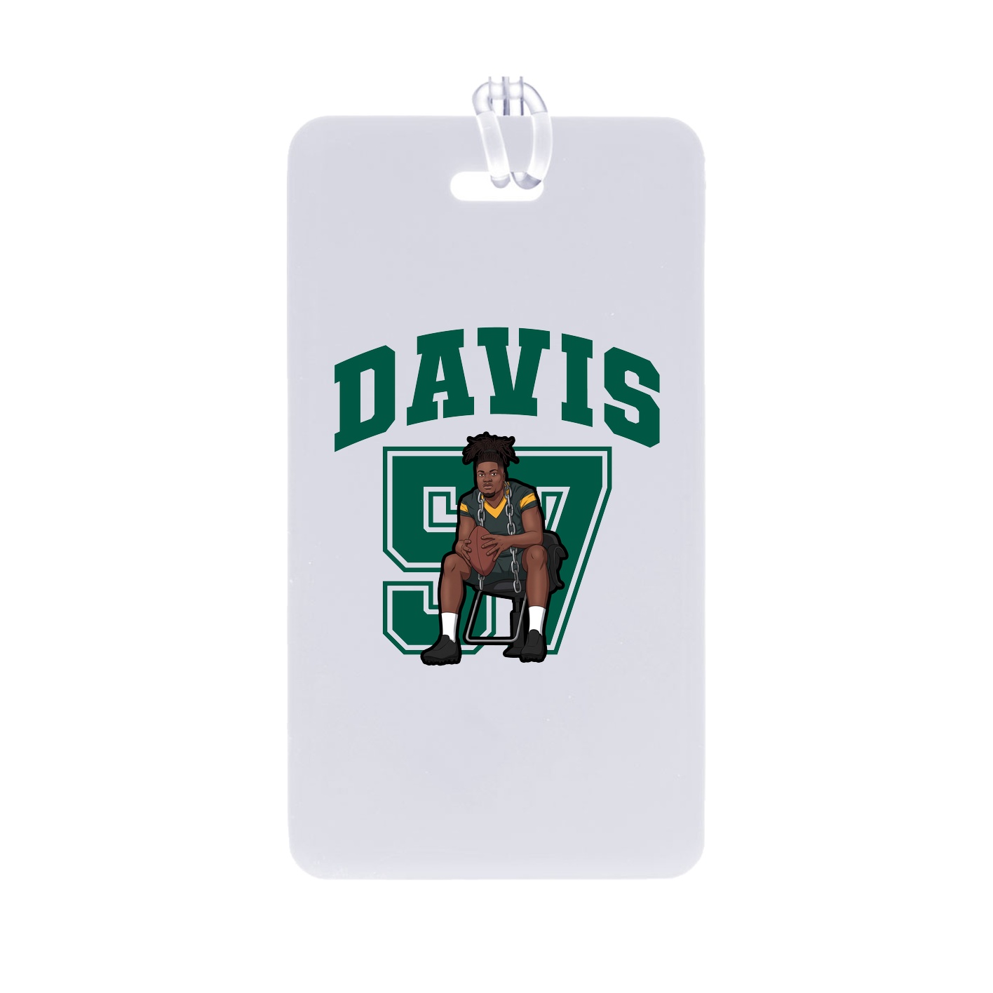 Bag Tag — Number in Classic