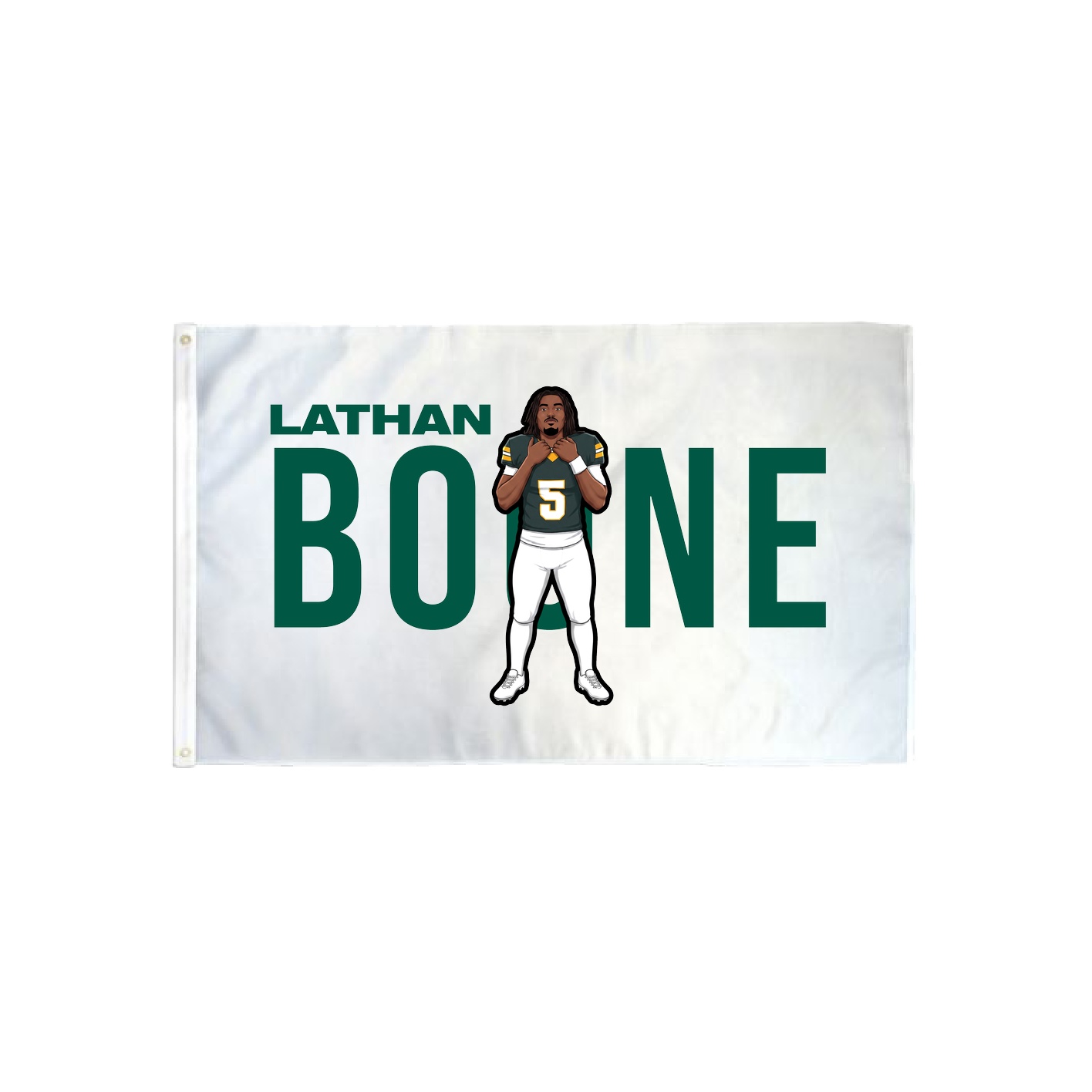 3x5 Flag — Player Name in Classic