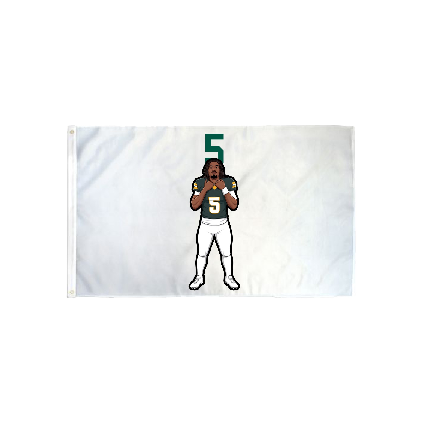 3x5 Flag — Number Top in Classic