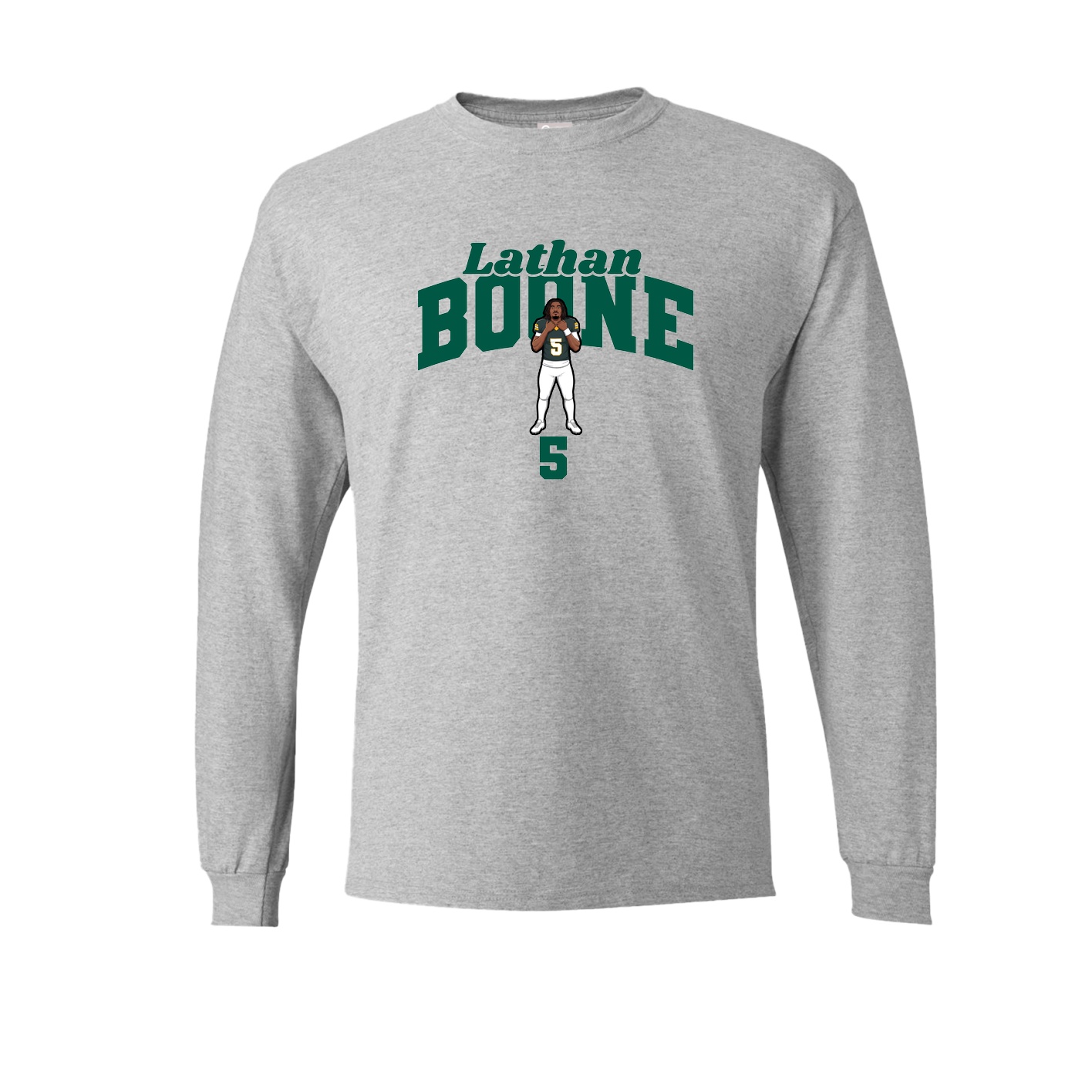Long Sleeve Tee — Signature Arch in Grey