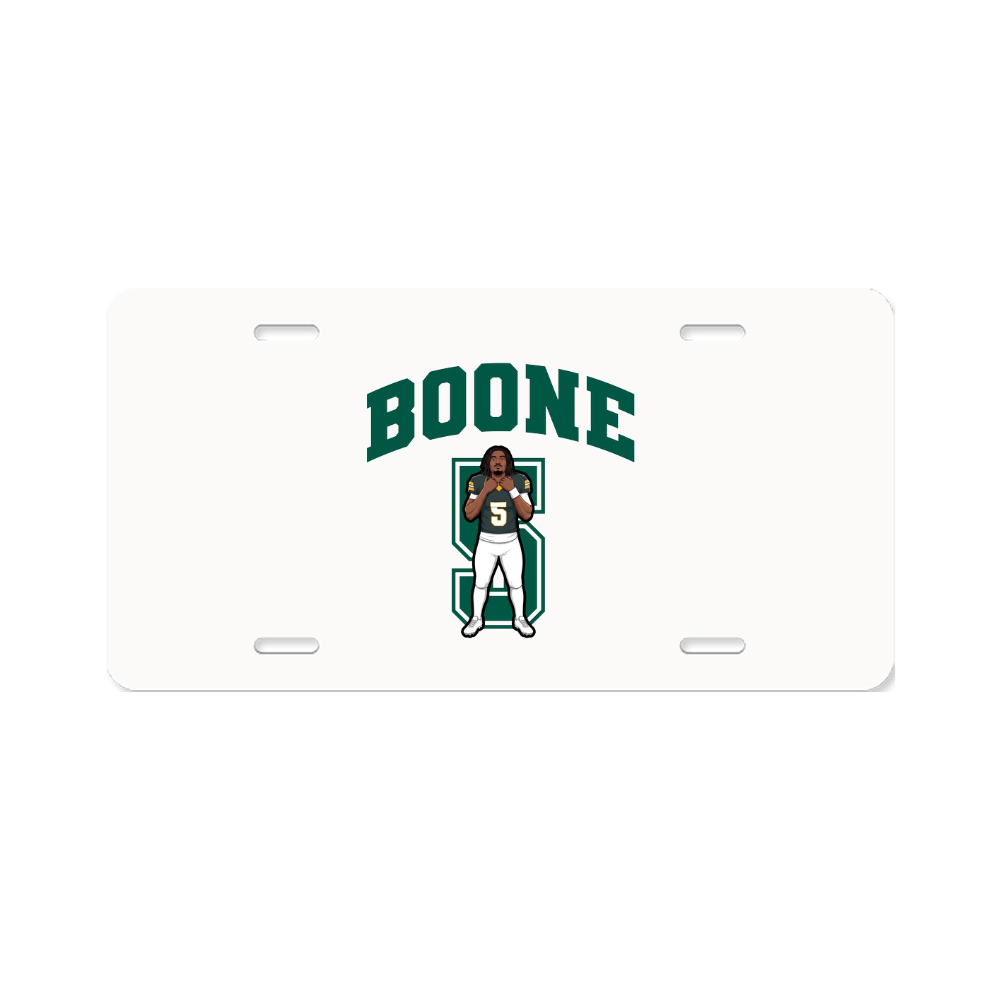 License Plate — Number in Classic