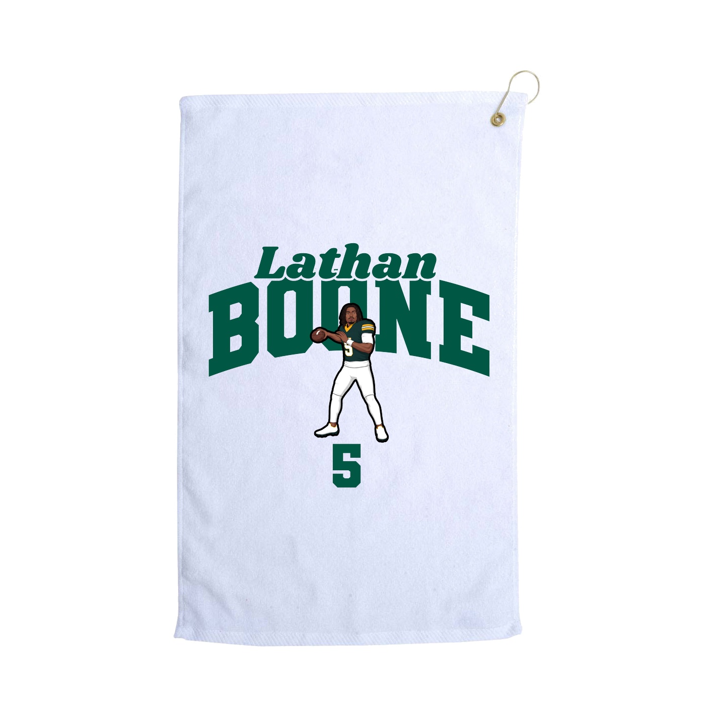 Golf Towel — Signature Arch in White