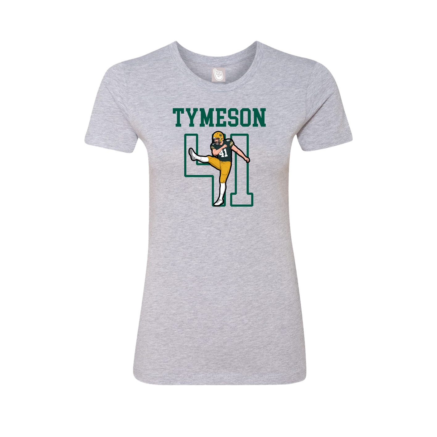 Fitted Women's Tee — Shirsey in Grey