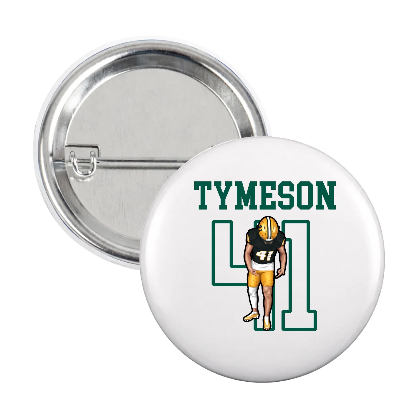 Game Day Button — Shirsey in White