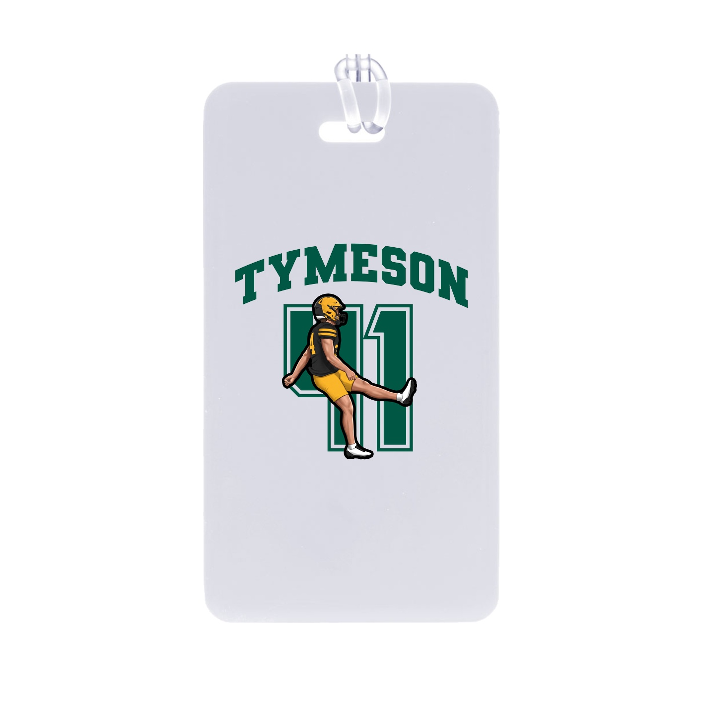 Bag Tag — Number in Classic