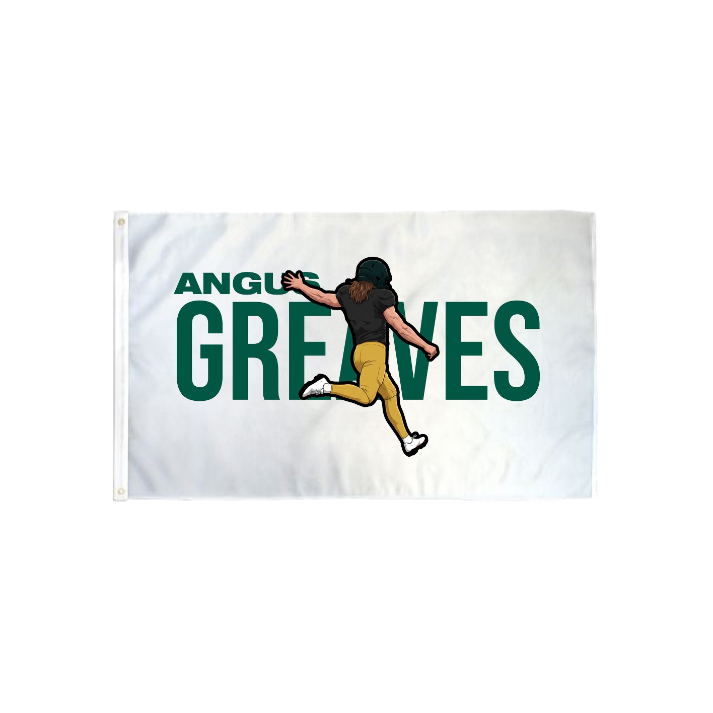 3x5 Flag — Player Name in Classic