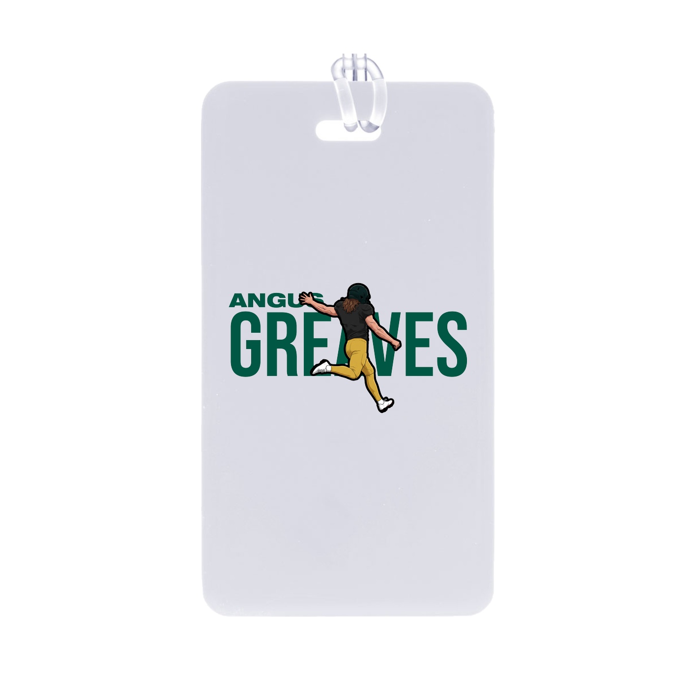 Bag Tag — Player Name in Classic