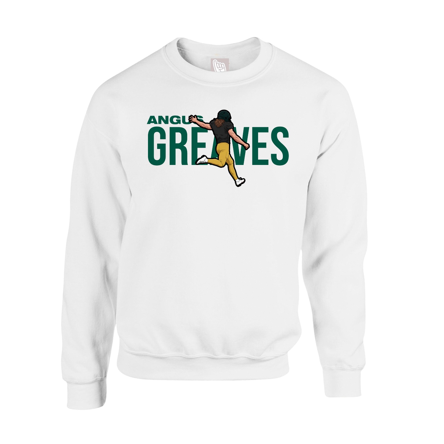 Fleece Crew — Player Name in White