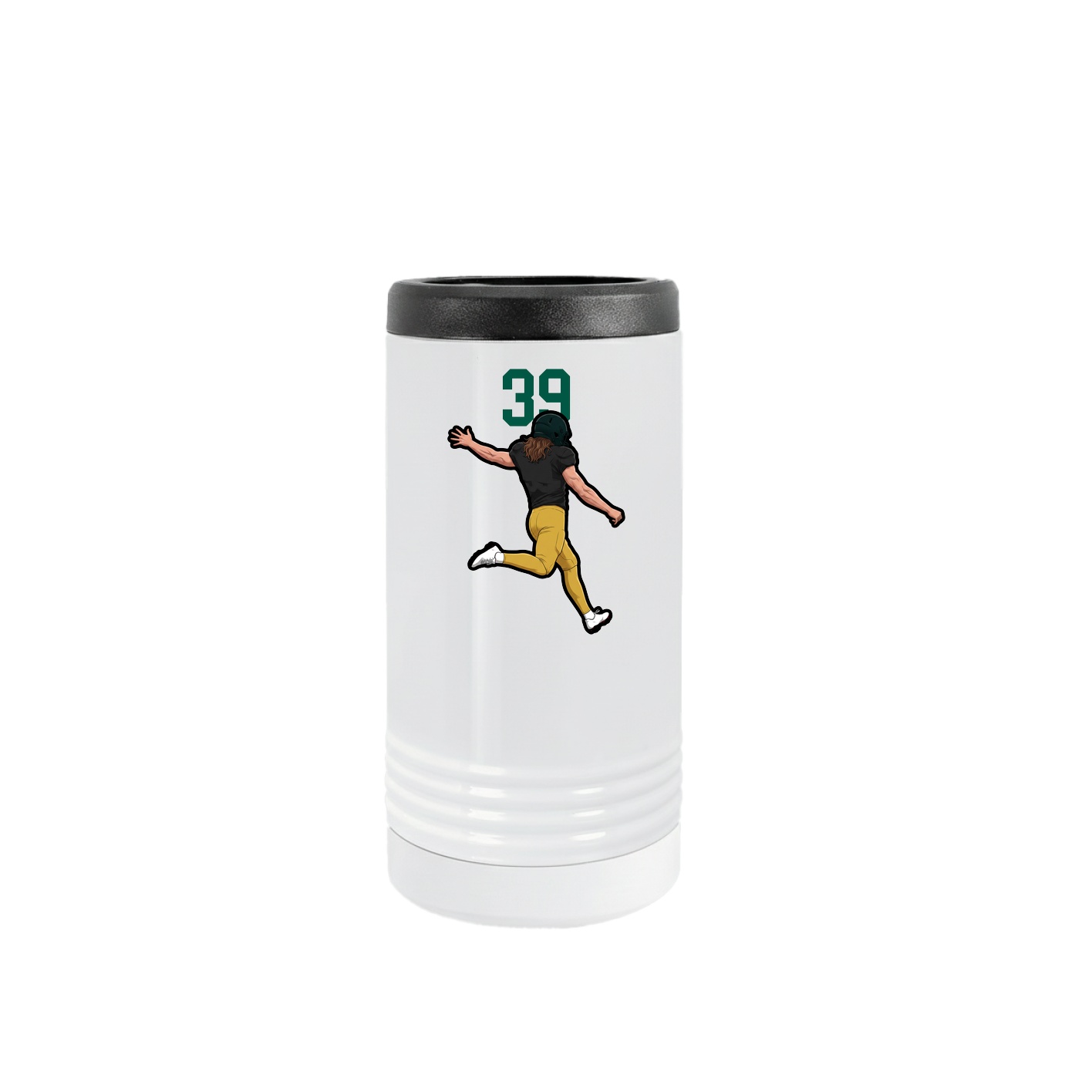 Slim Beverage Holder — Number Top in White